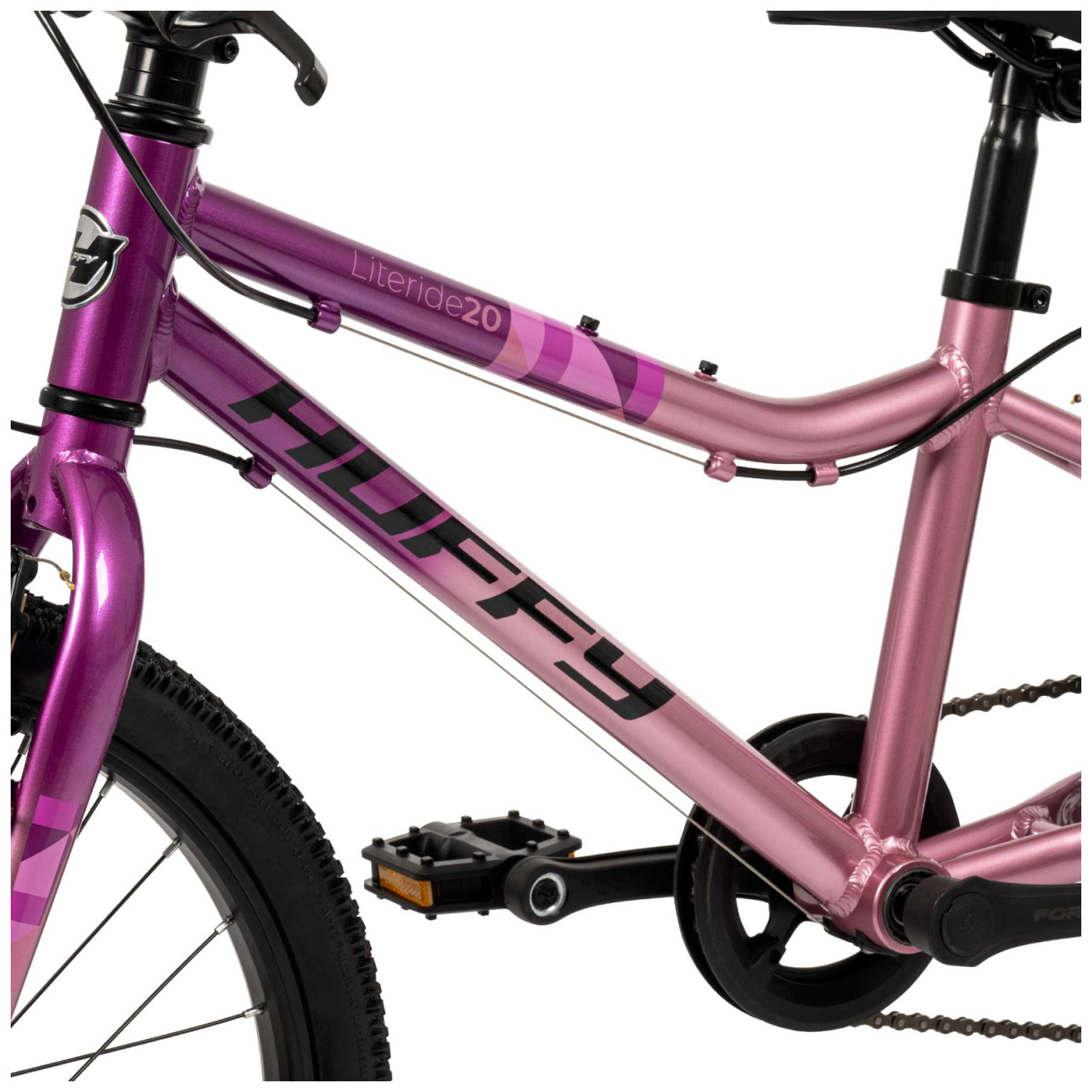 Literide Fiets - 20 inch - Paars/Roze - Twee handremmen