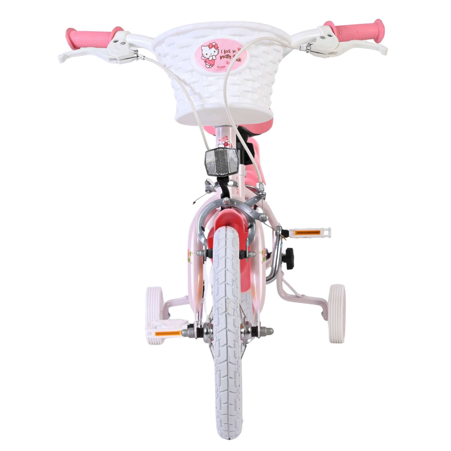 Hello Kitty Fiets - 14 inch - Roze - Twee handremmen