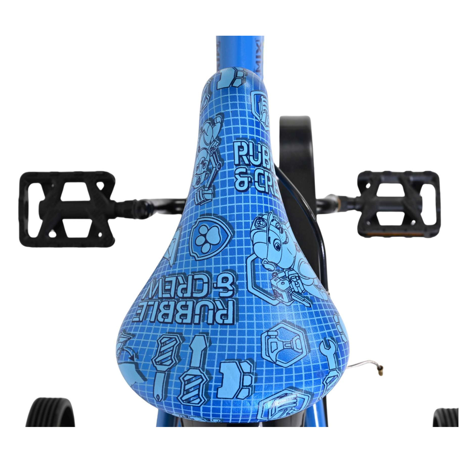 Rubble & Crew Fiets - 14 inch - Blauw - Twee handremmen