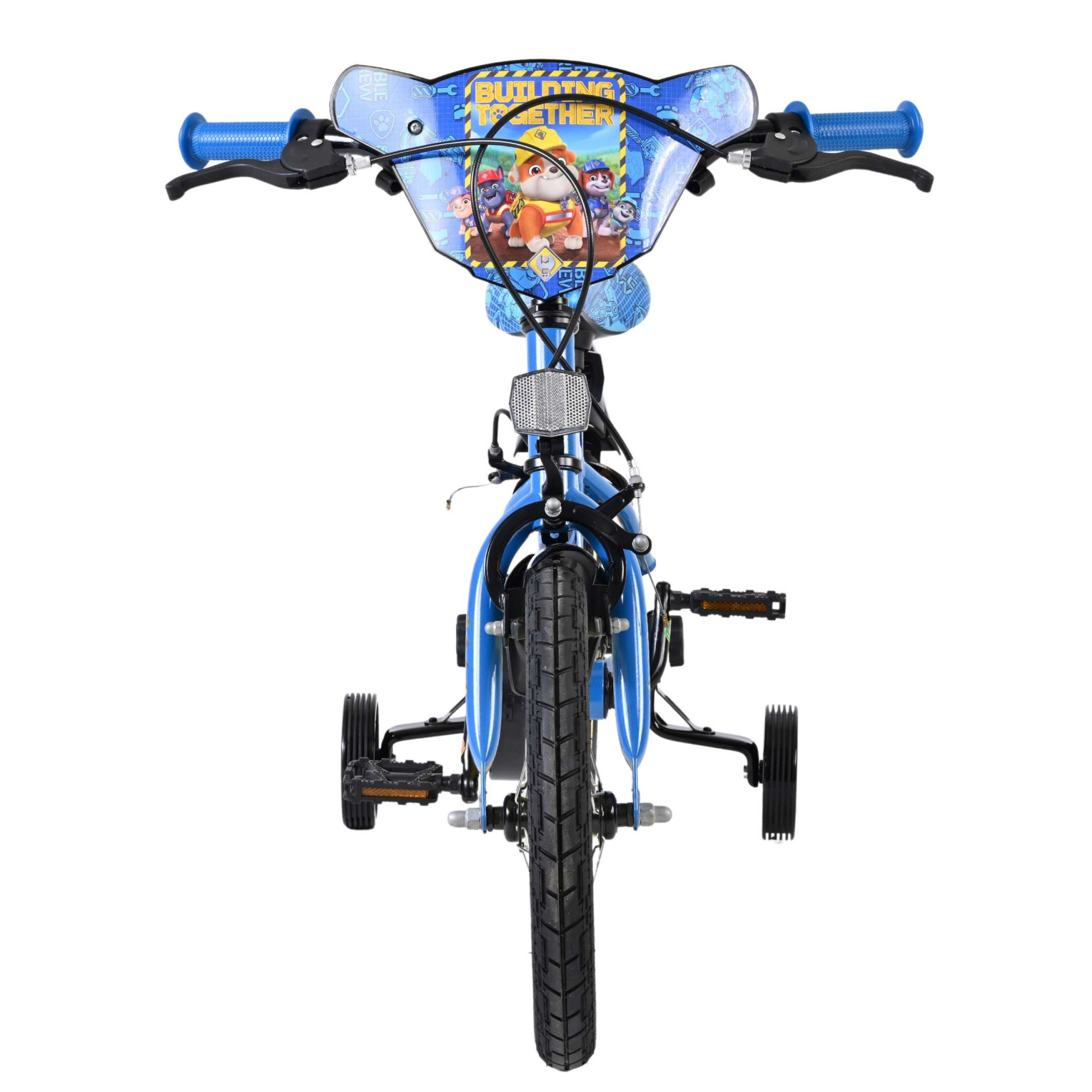Rubble & Crew Fiets - 14 inch - Blauw - Twee handremmen
