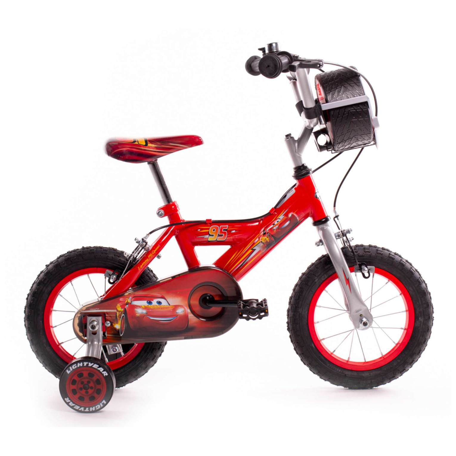 Disney Cars Fiets - 12 inch - Twee handremmen