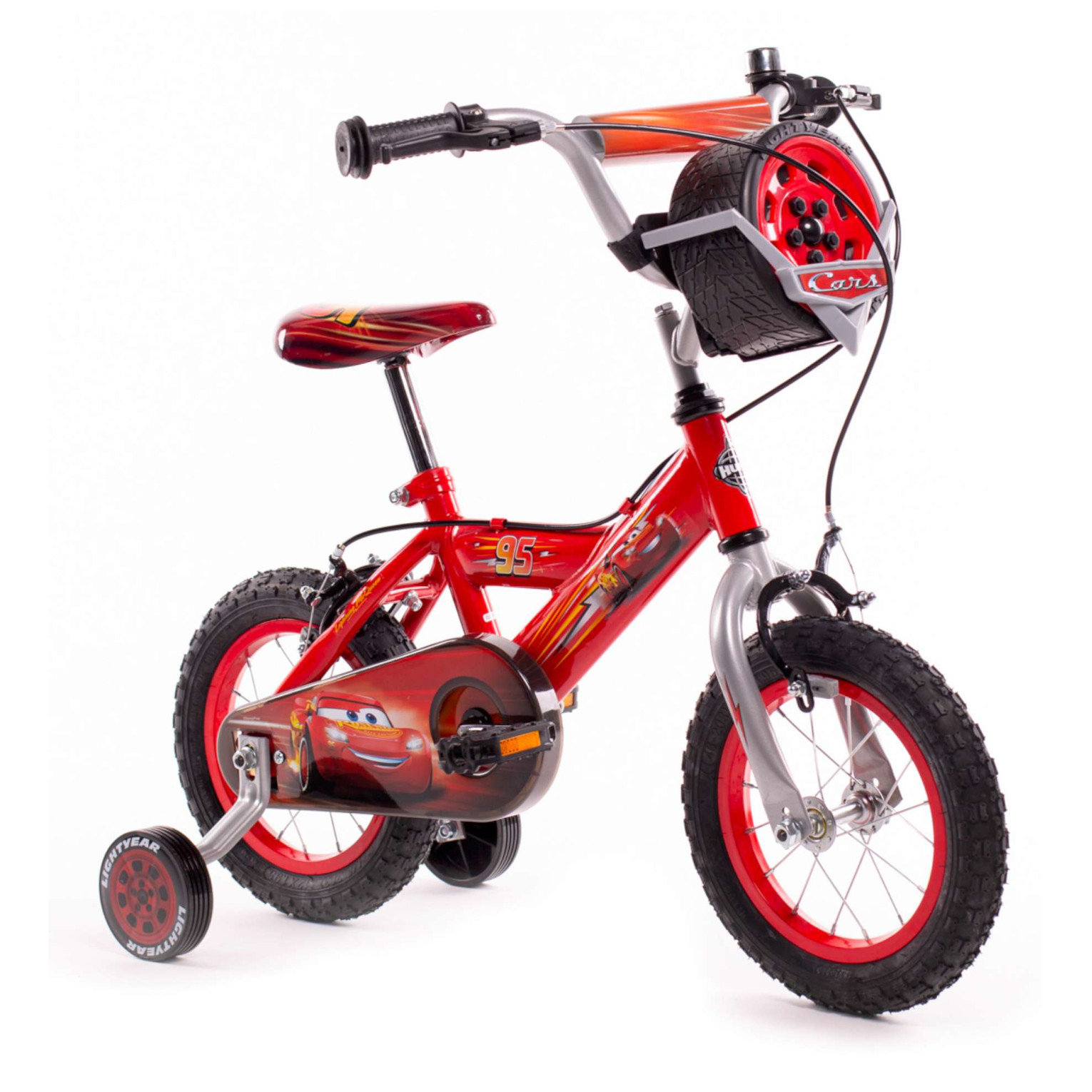 Disney Cars Fiets - 12 inch - Twee handremmen
