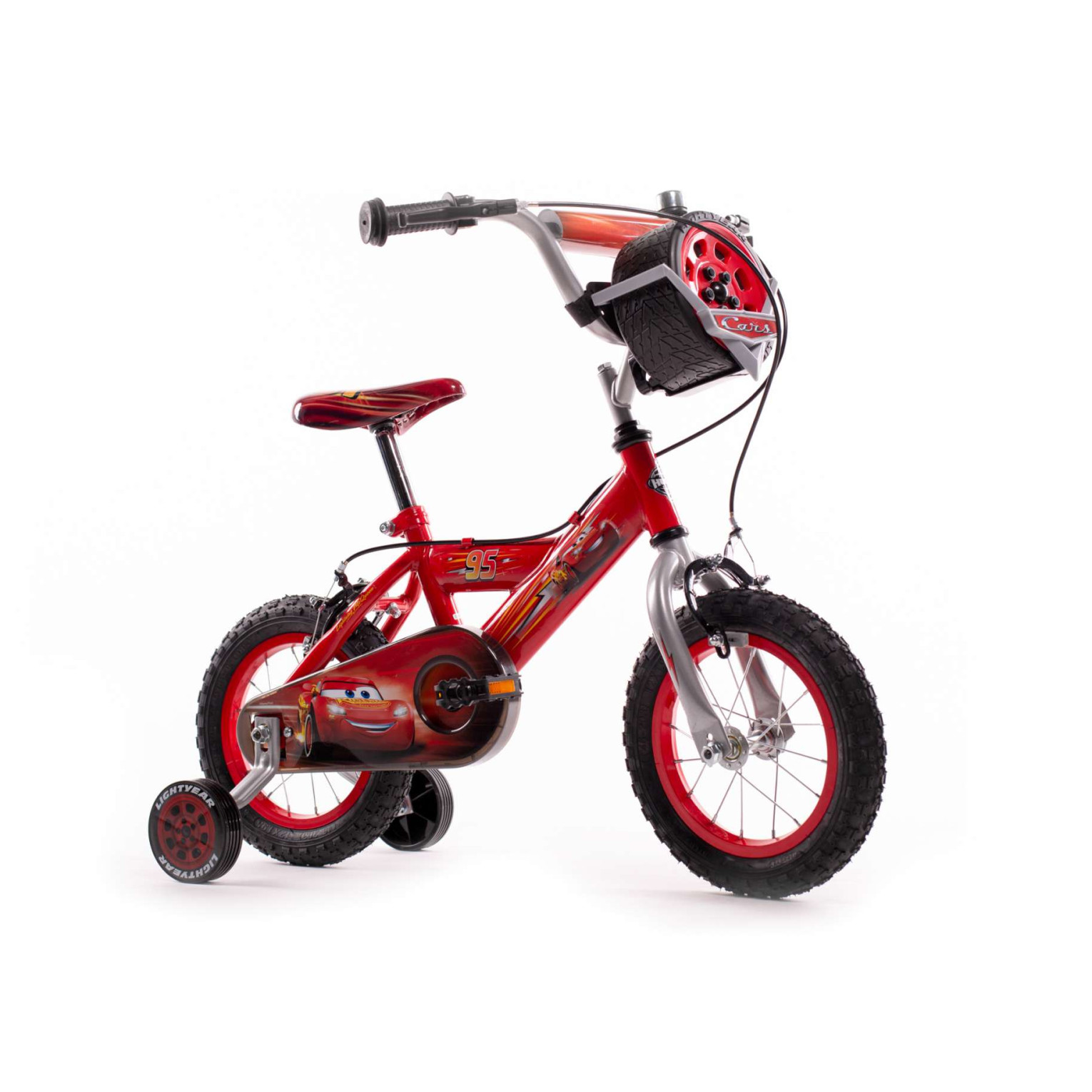 Disney Cars Fiets - 12 inch - Twee handremmen