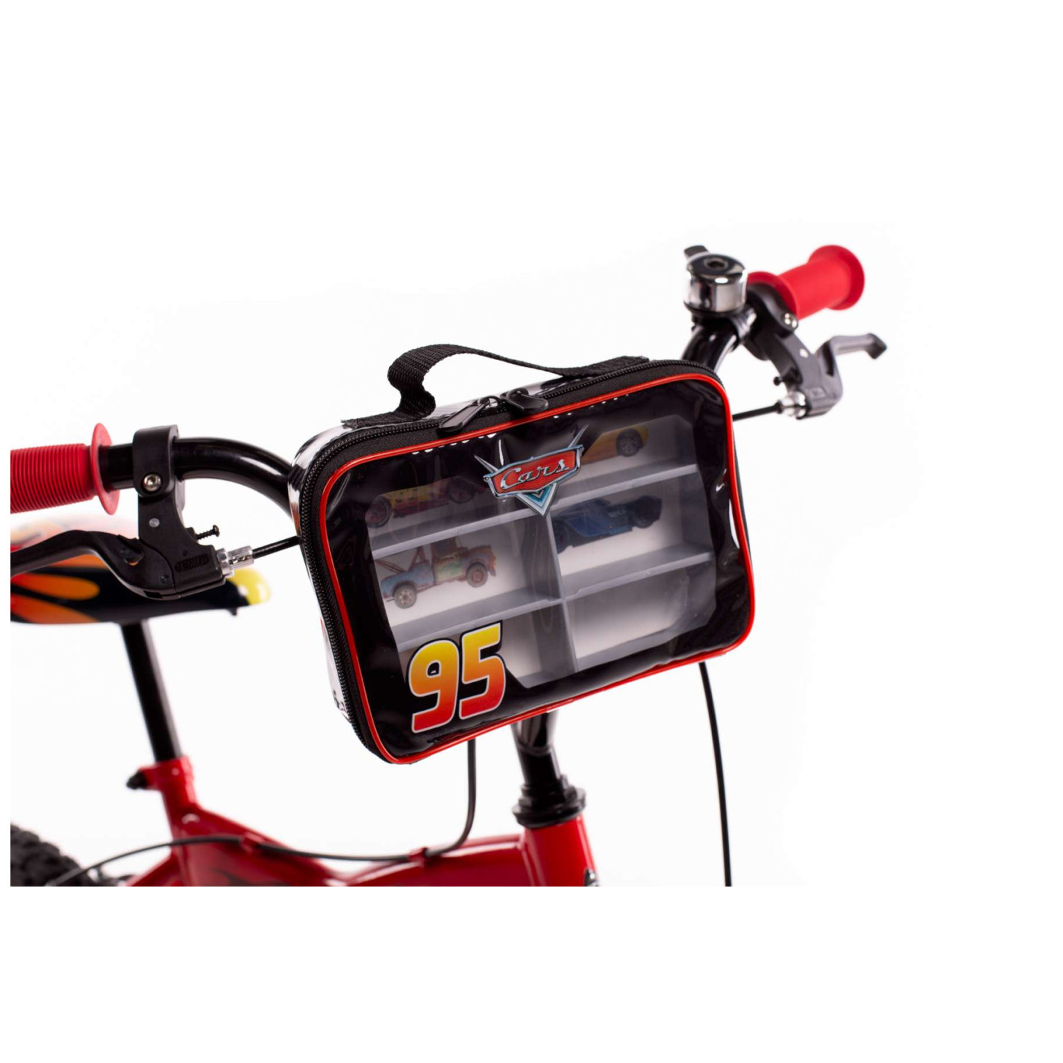 Disney Cars Fiets - 14 inch - Rood - Twee handremmen