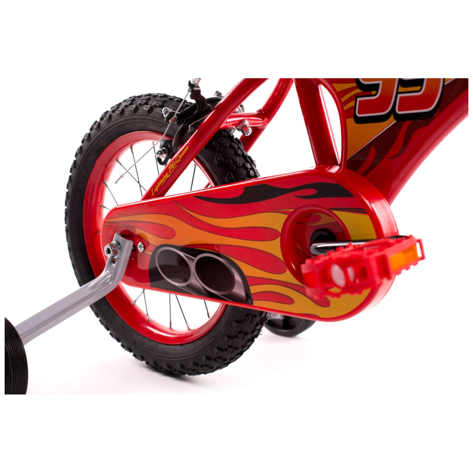 Disney Cars Fiets - 14 inch - Rood - Twee handremmen