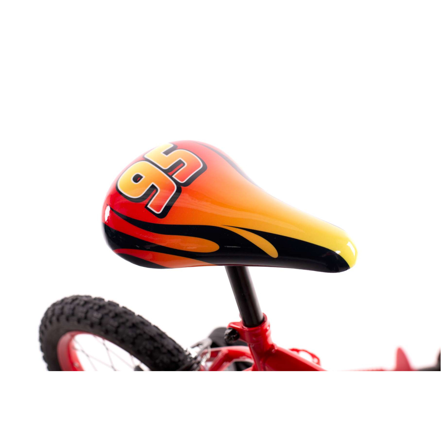 Disney Cars Fiets - 14 inch - Rood - Twee handremmen
