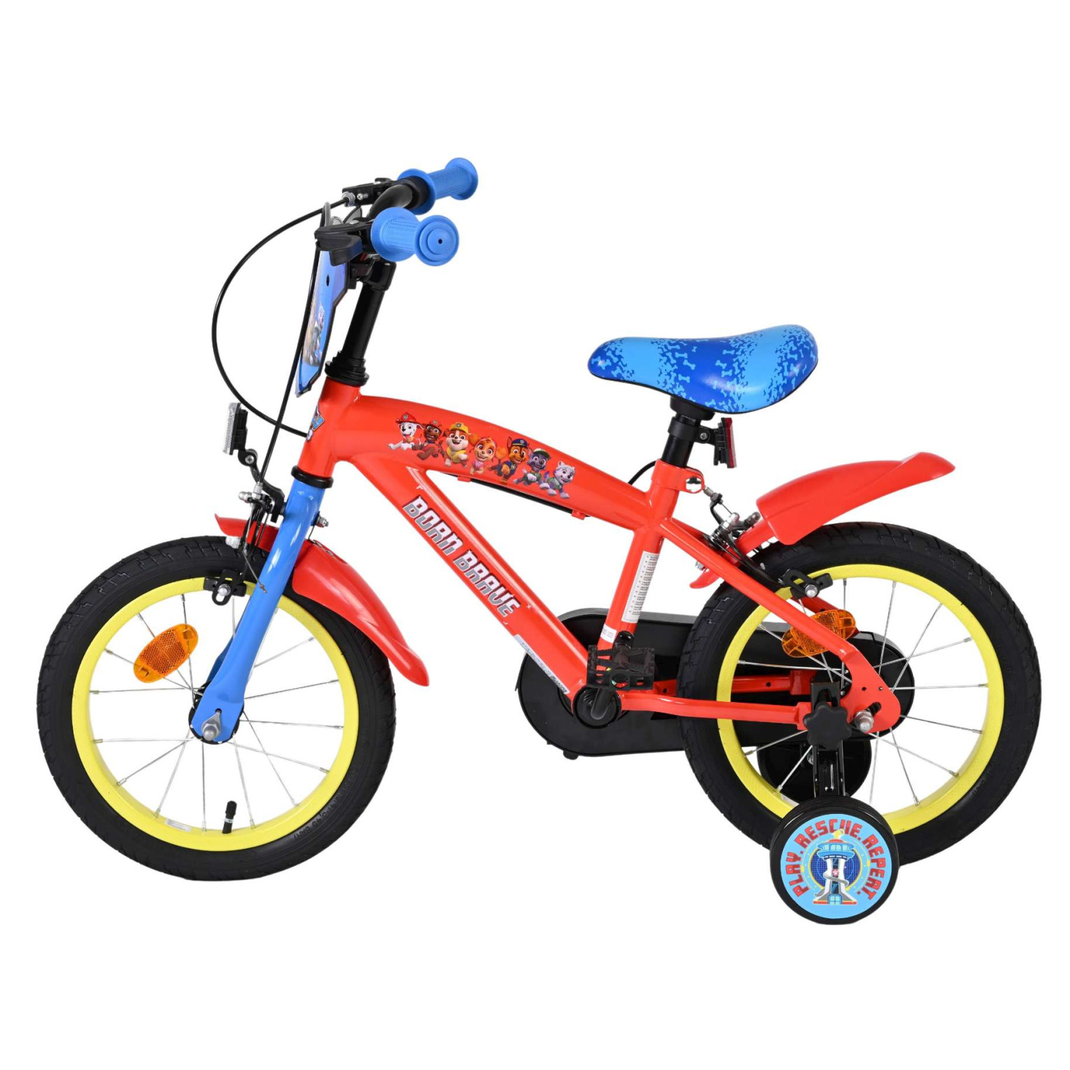 Paw Patrol Fiets - 14 inch - Twee handremmen