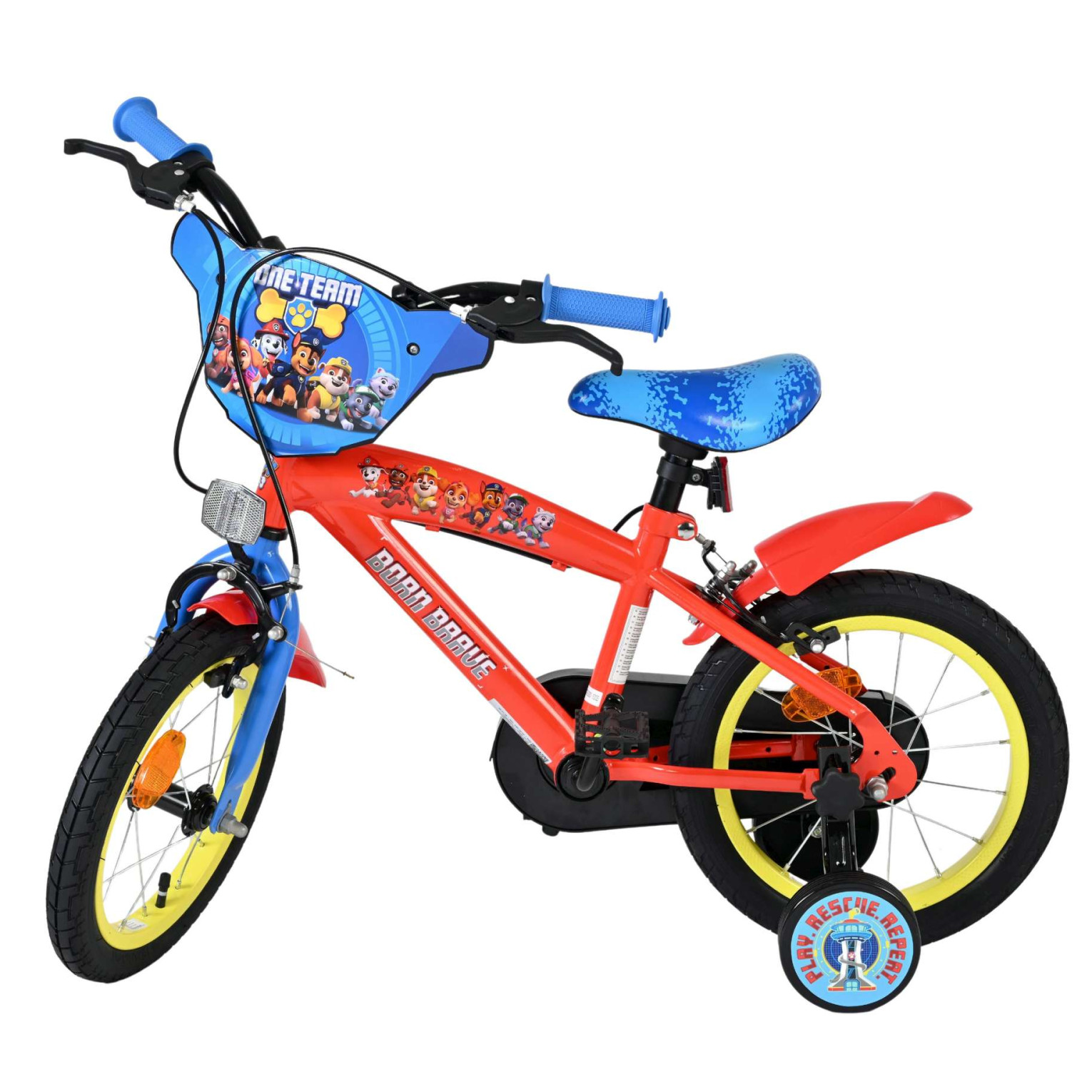 Paw Patrol Fiets - 14 inch - Twee handremmen
