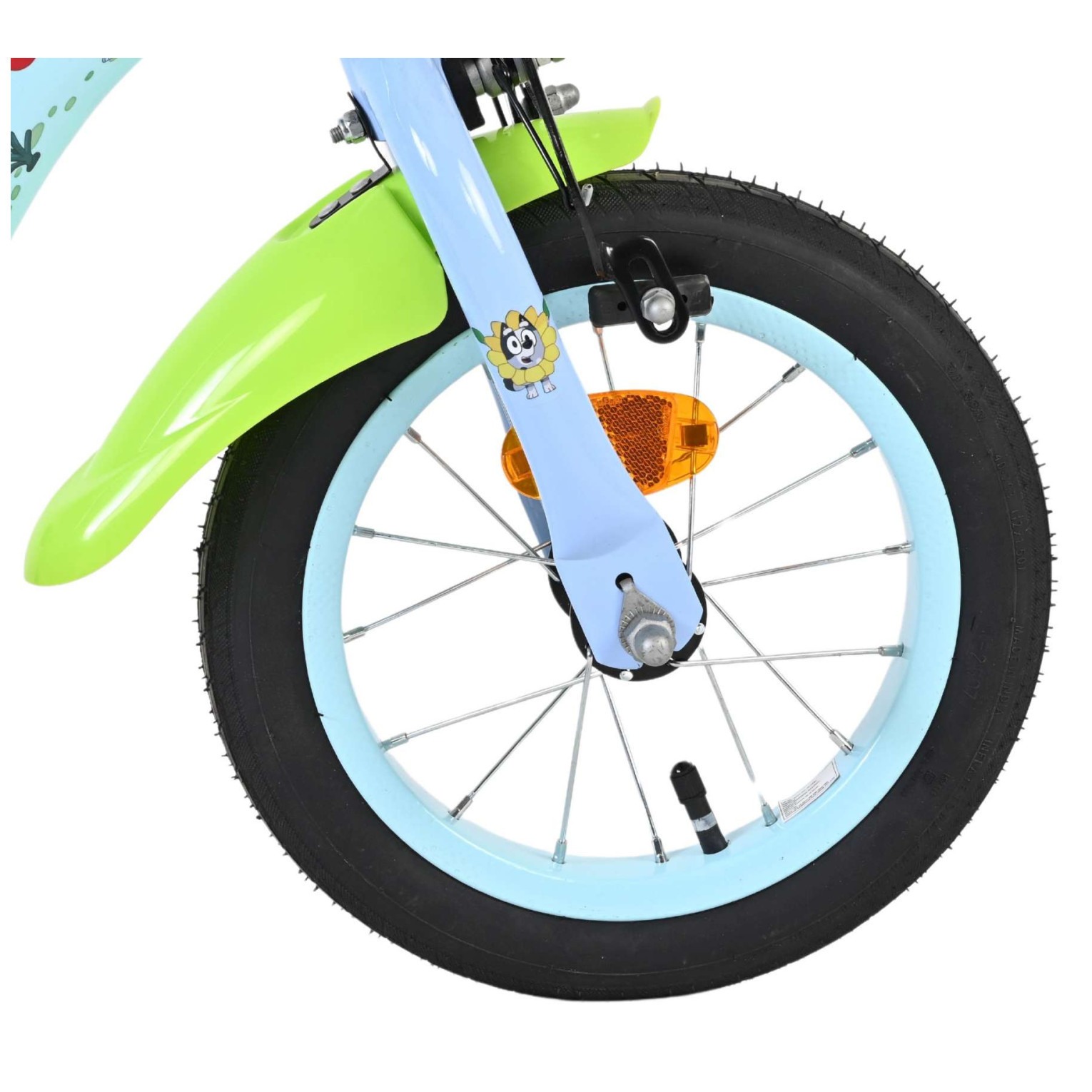 Bluey Fiets 12 inch - Lichtblauw - Twee handremmen