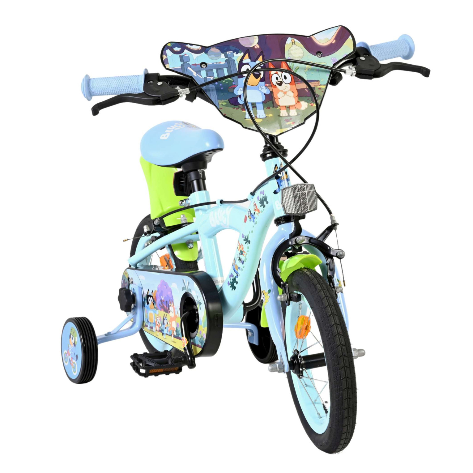 Bluey Fiets 12 inch - Lichtblauw - Twee handremmen