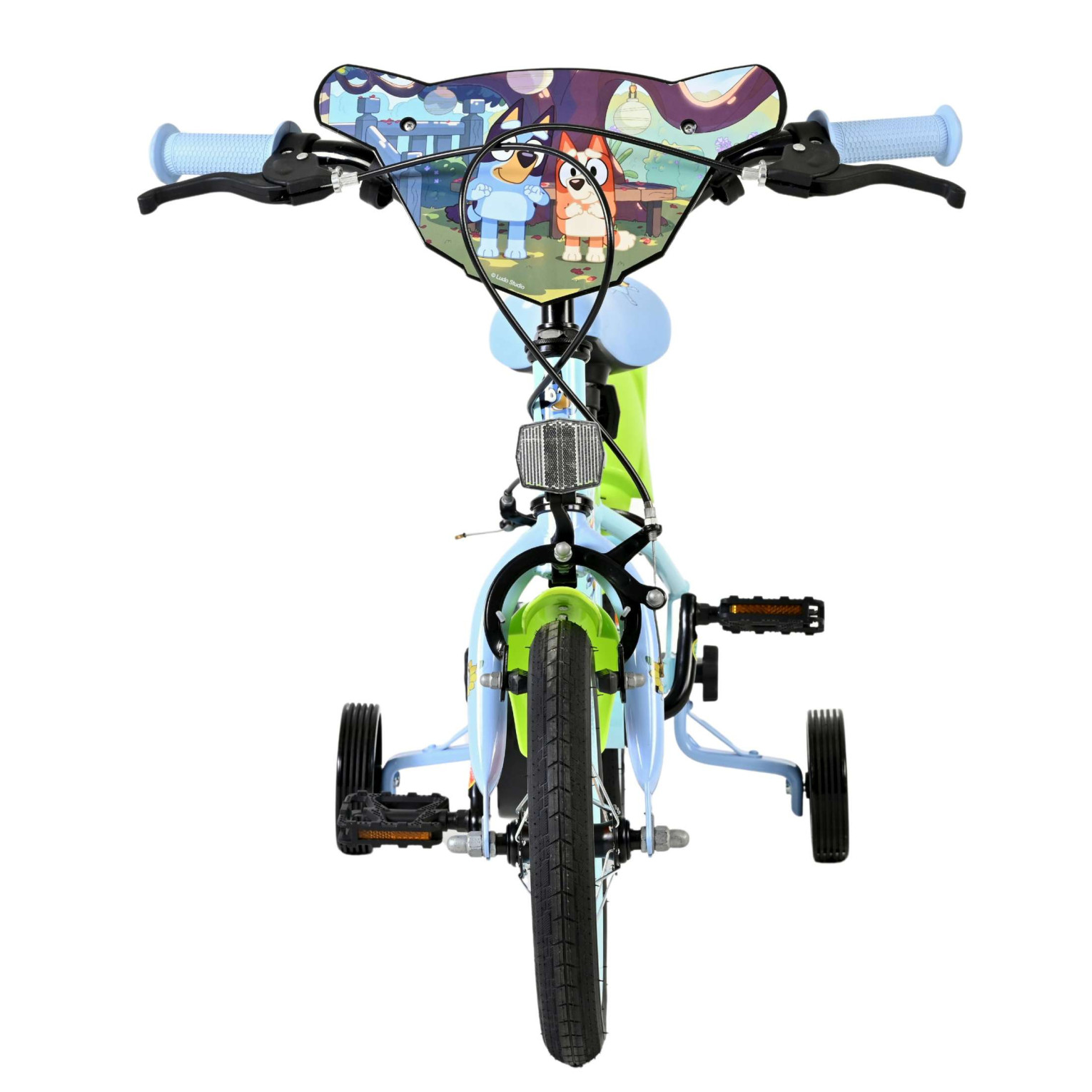 Bluey Fiets 12 inch - Lichtblauw - Twee handremmen