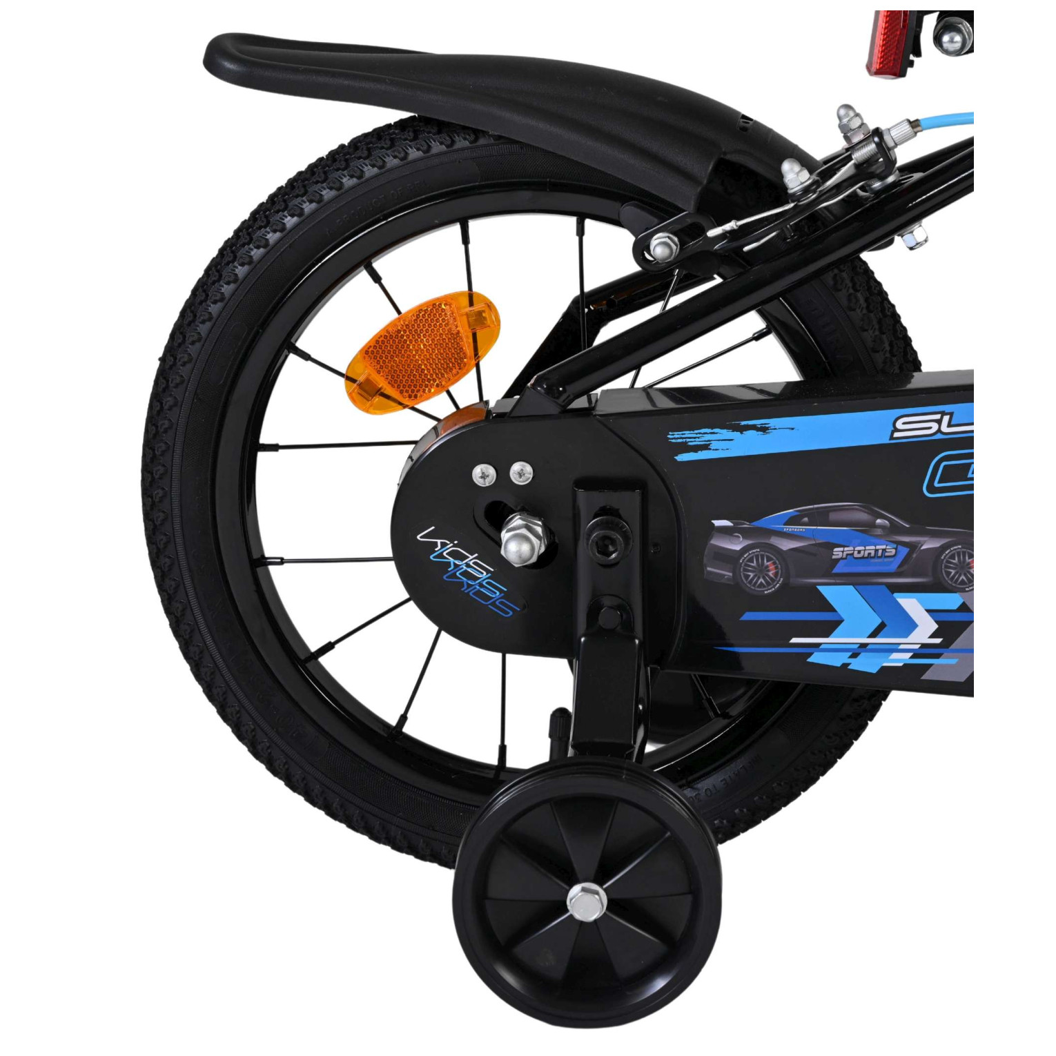 Volare Super GT Fiets - 14 inch - Blauw - Twee handremmen