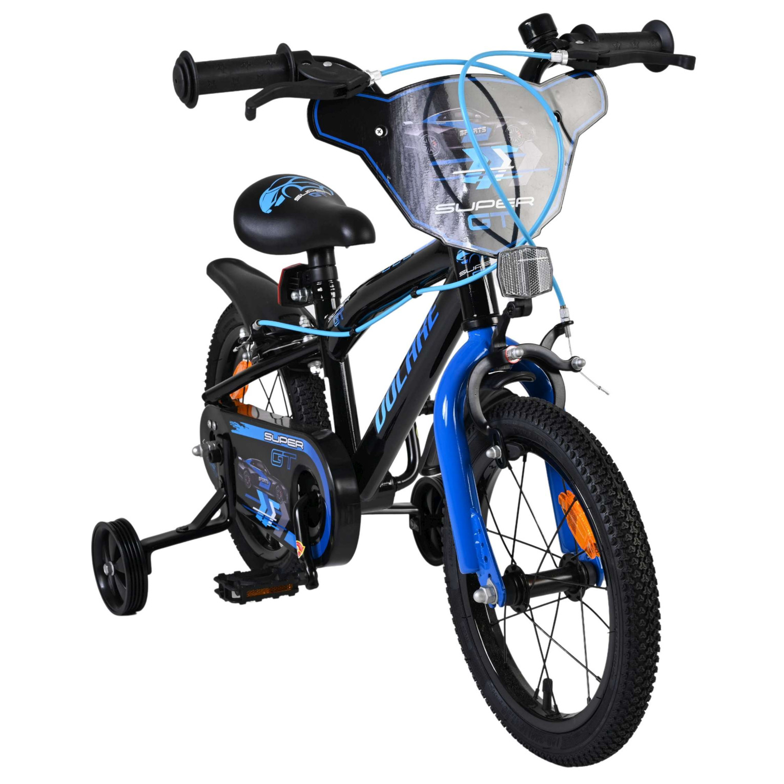 Volare Super GT Fiets - 14 inch - Blauw - Twee handremmen