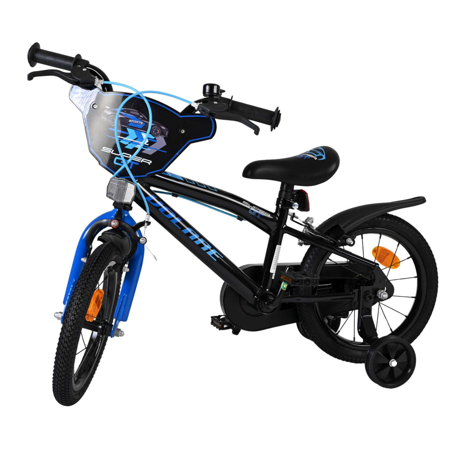 Volare Super GT Fiets - 14 inch - Blauw - Twee handremmen