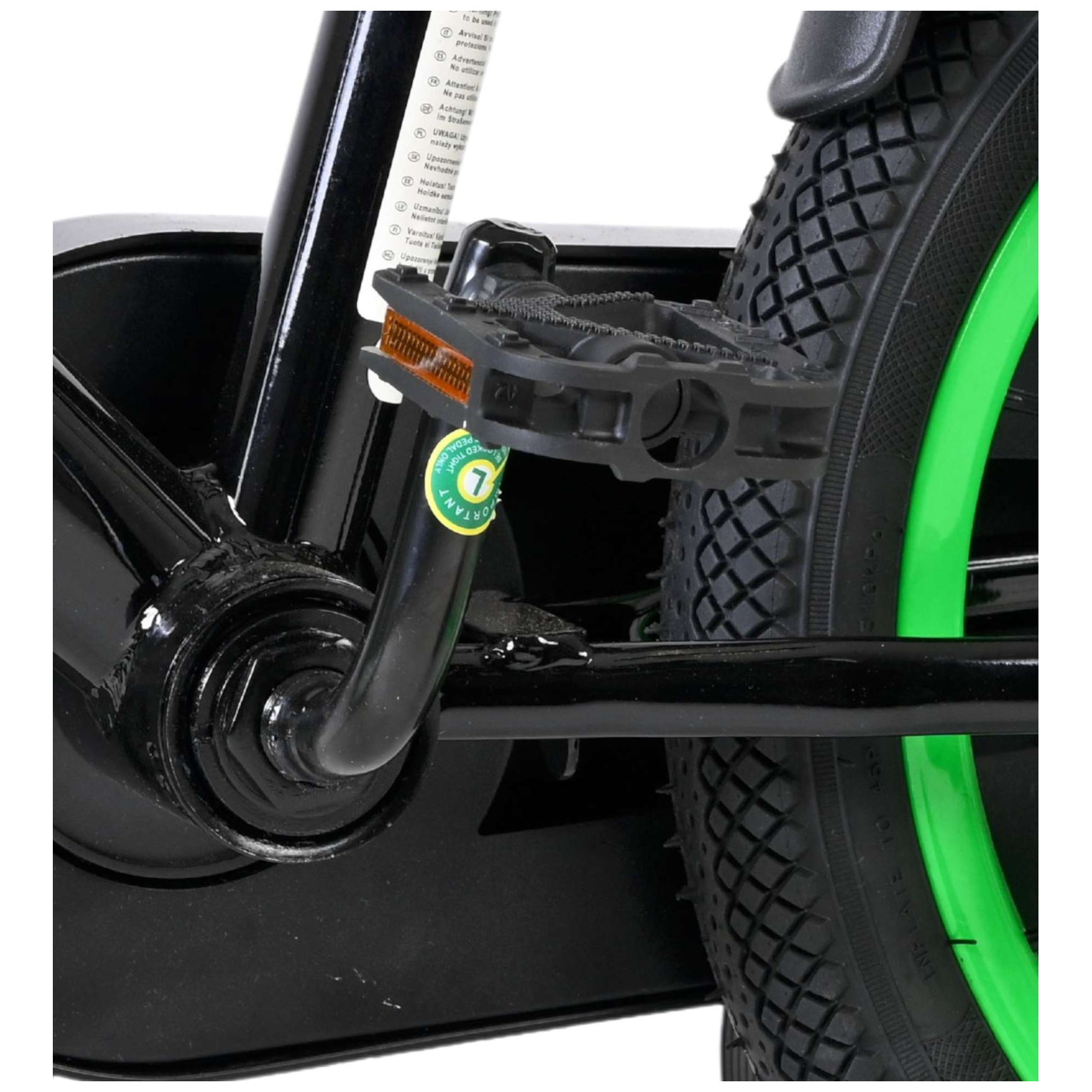 Volare Strike Fiets - 14 inch - Zwart Groen