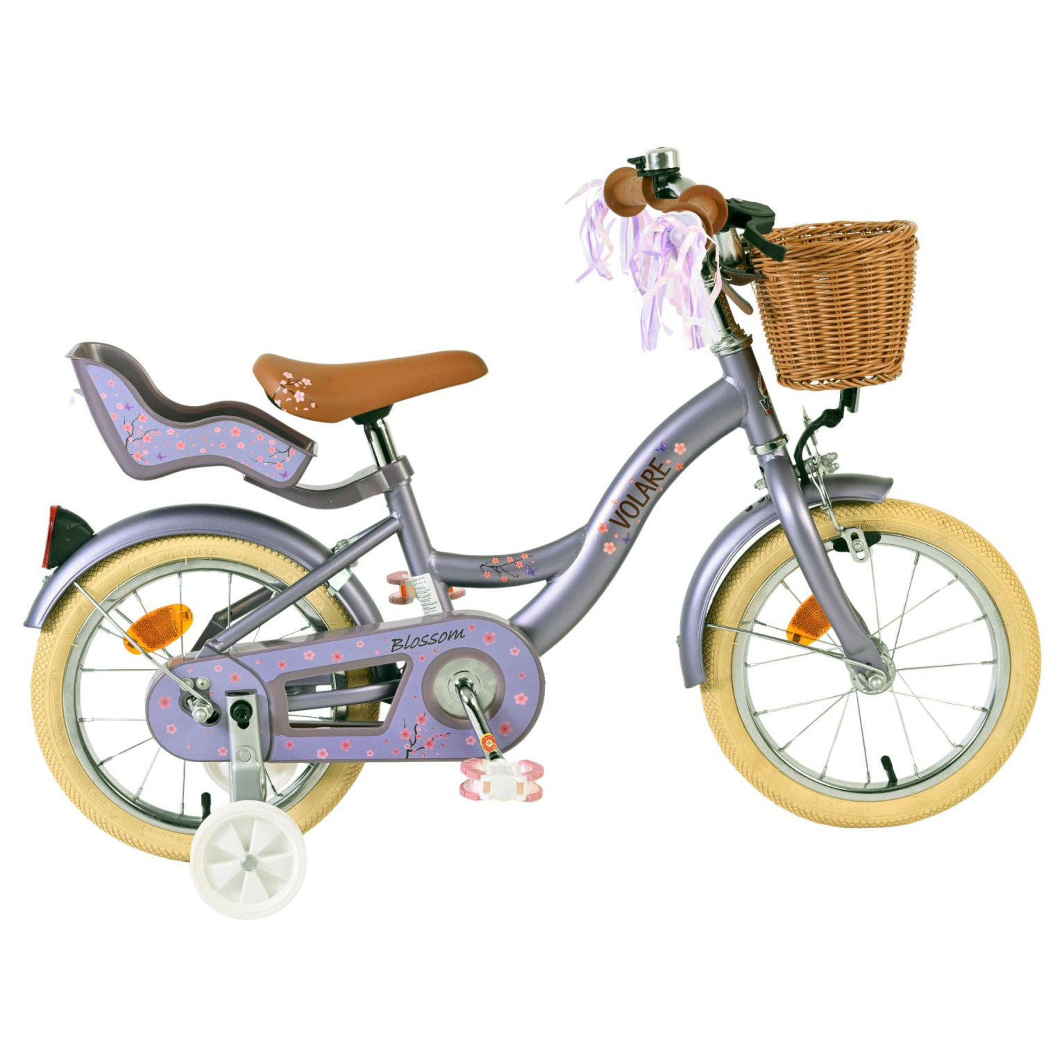 Volare Blossom Fiets - 14 inch - Paars