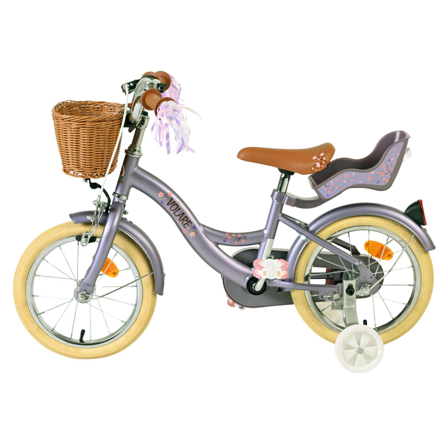 Volare Blossom Fiets - 14 inch - Paars