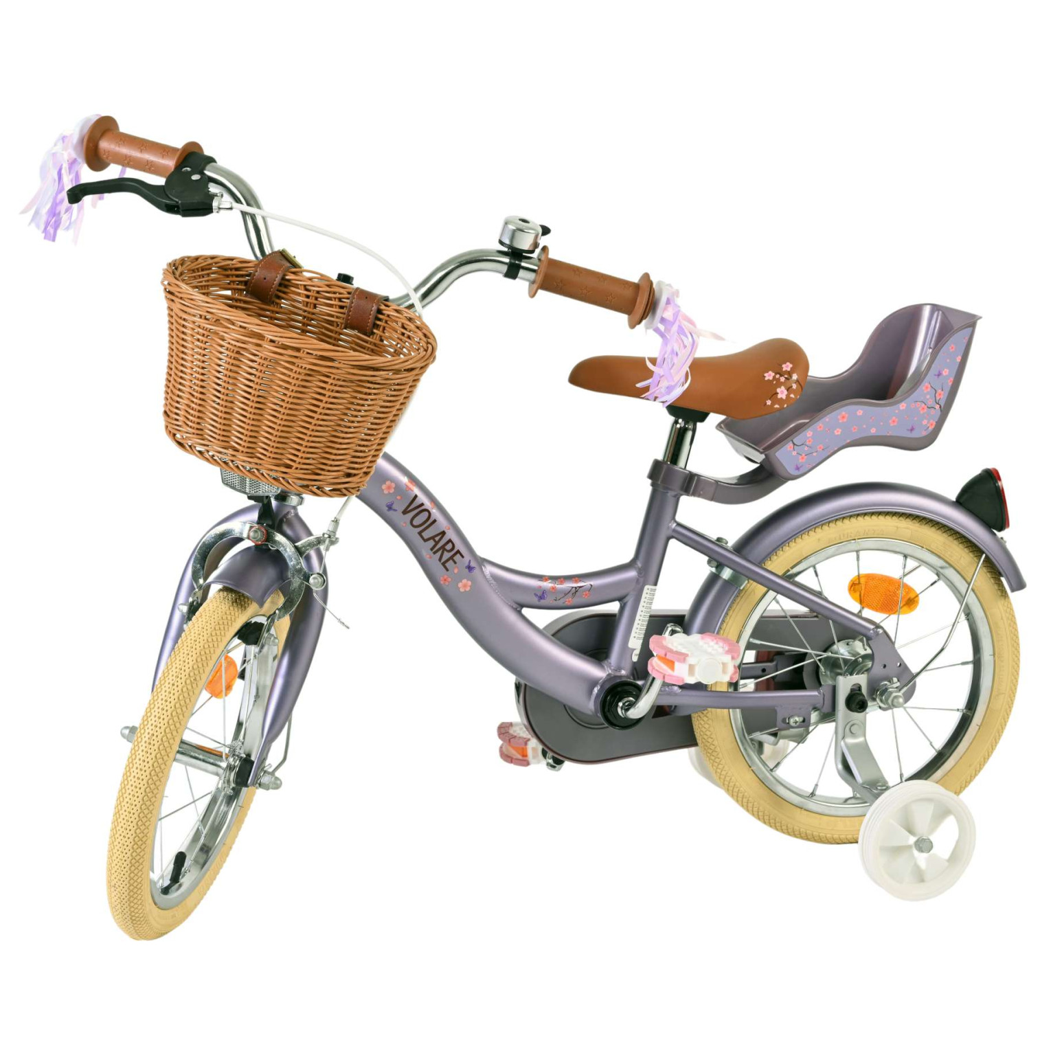 Volare Blossom Fiets - 14 inch - Paars
