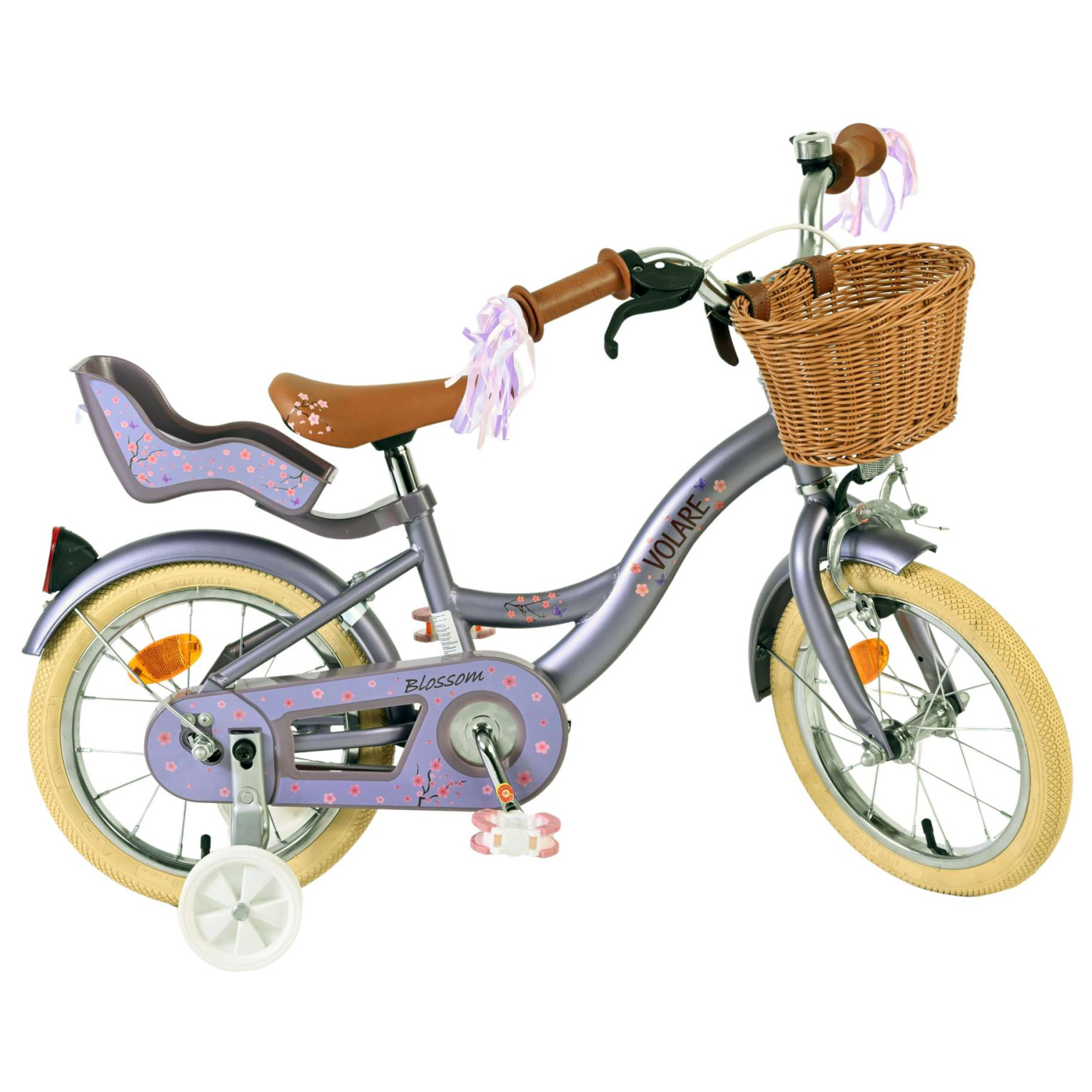Volare Blossom Fiets - 14 inch - Paars