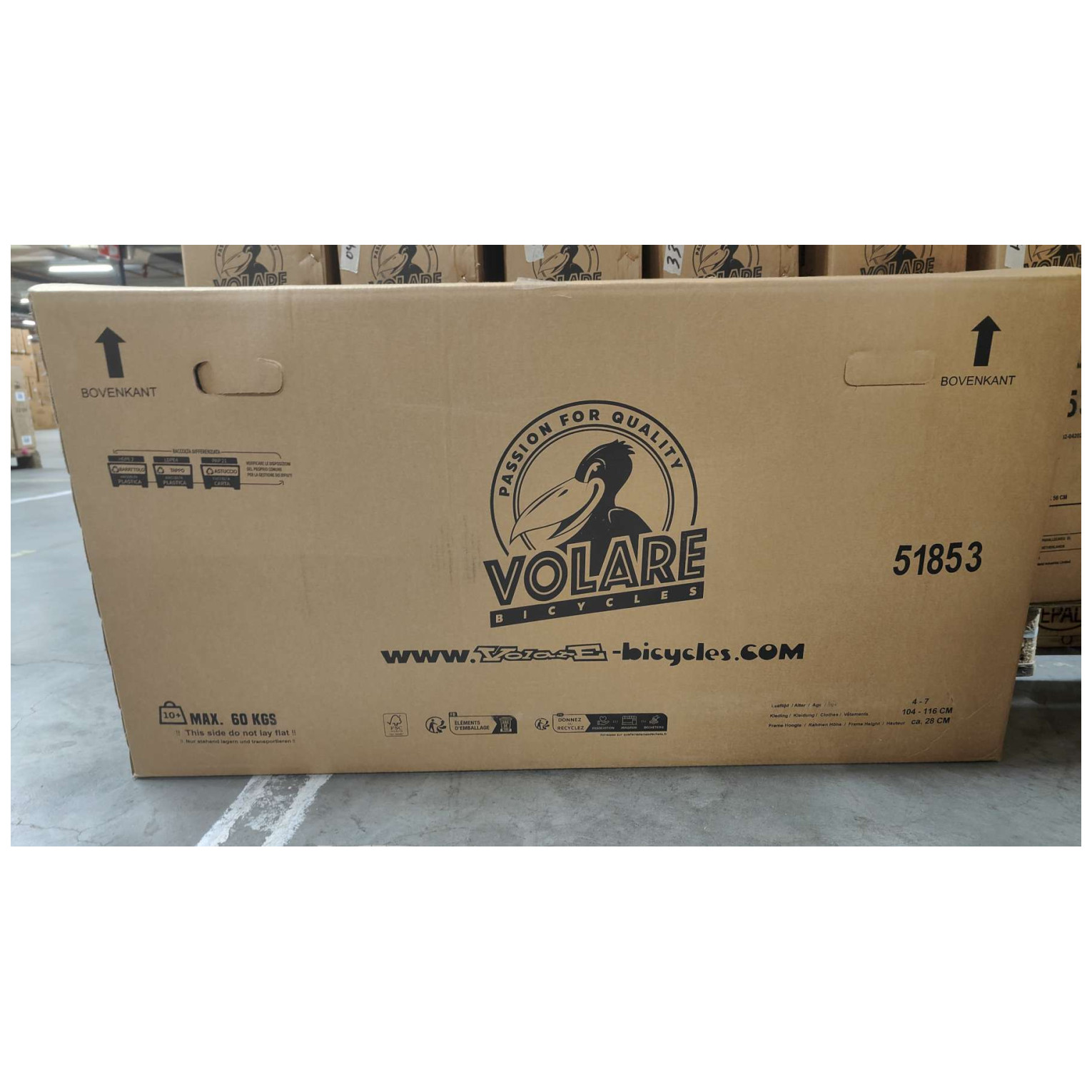 Volare Rocky Fiets - 18 inch - Grijs