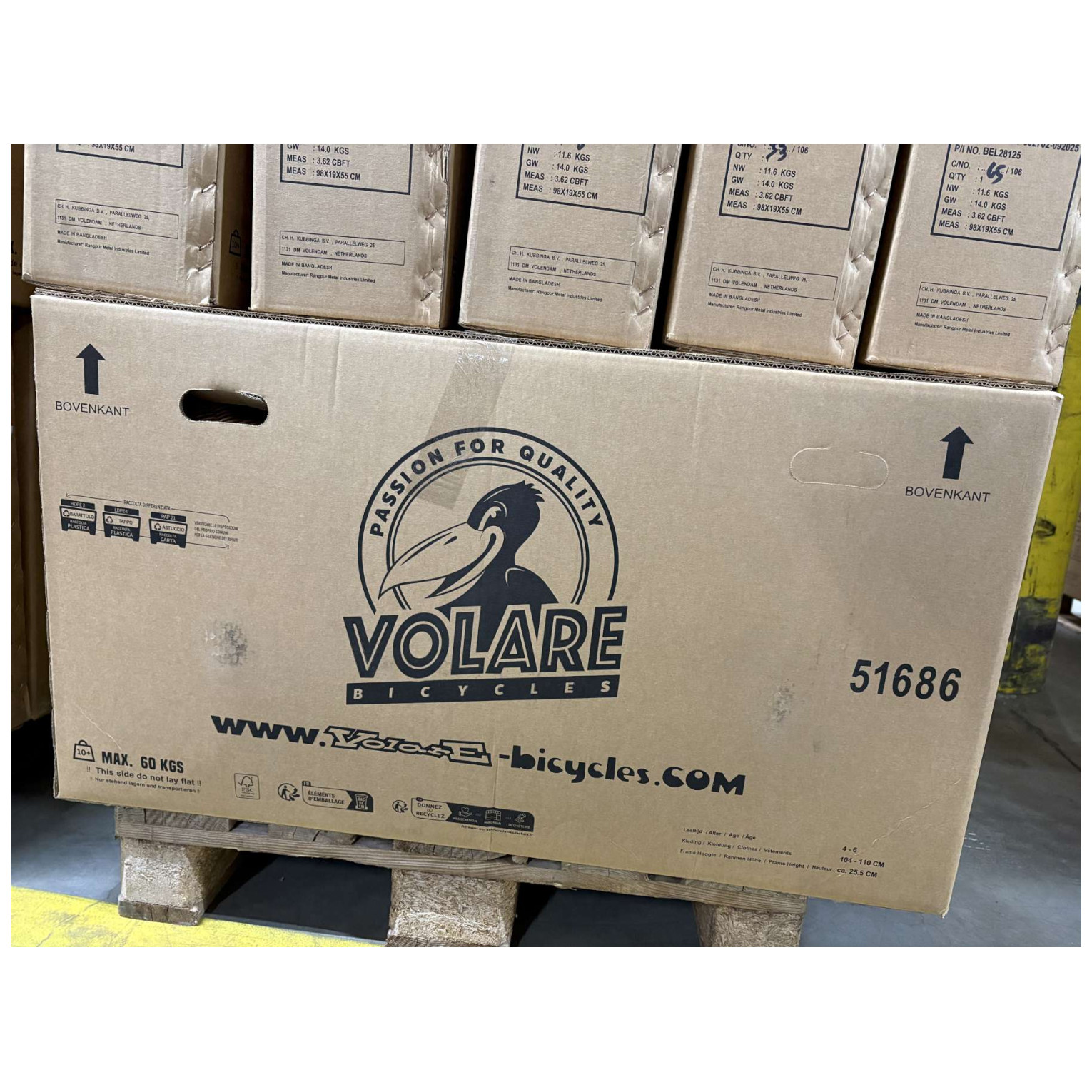 Volare Ashley Fiets - 16 inch - Creme
