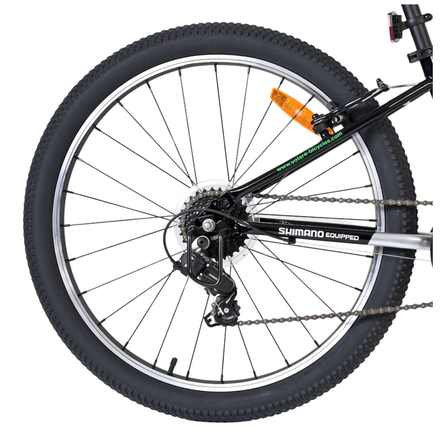 Volare Boost Fiets - 24 inch - 21 Speed - Zilver/Groen