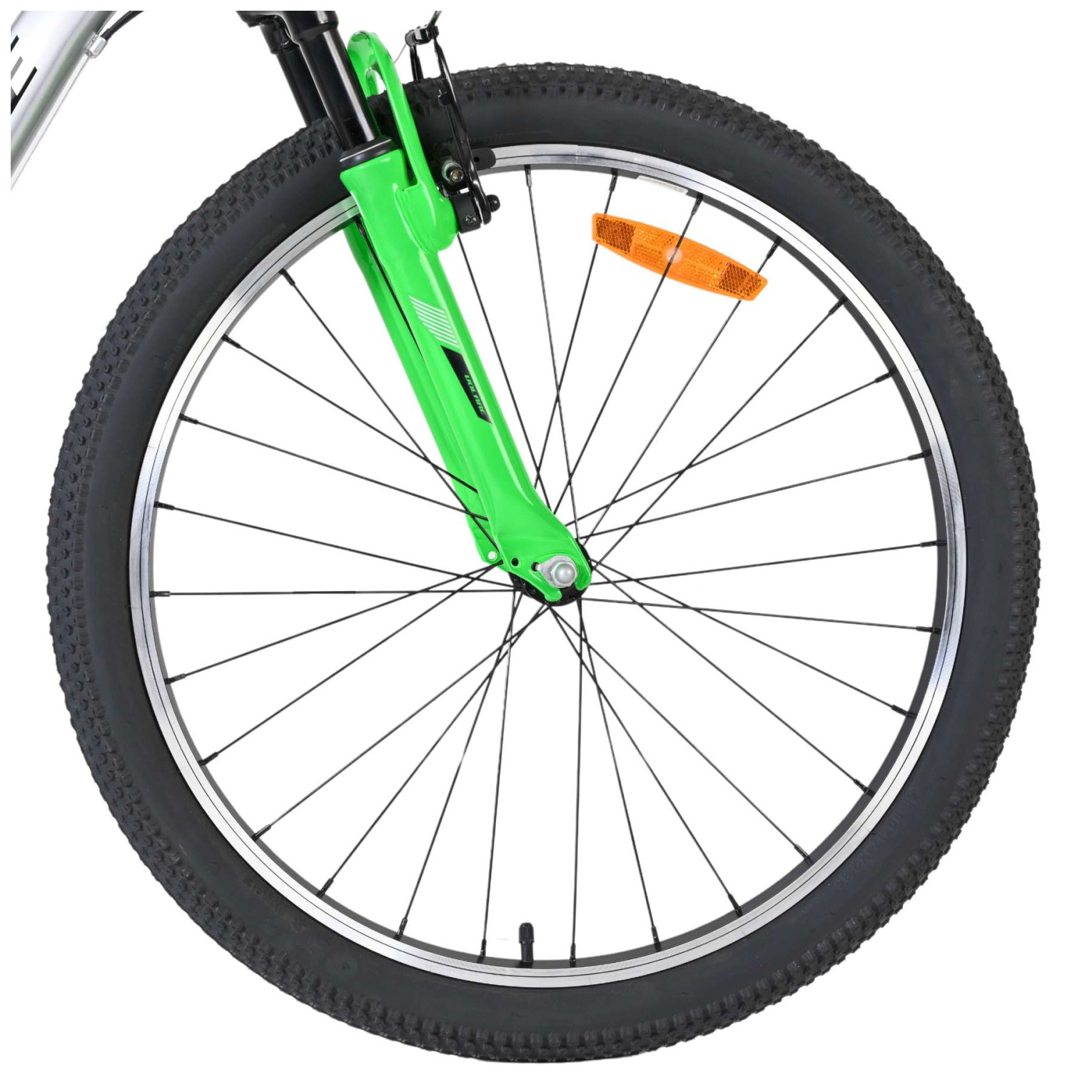 Volare Boost Fiets - 24 inch - 21 Speed - Zilver/Groen
