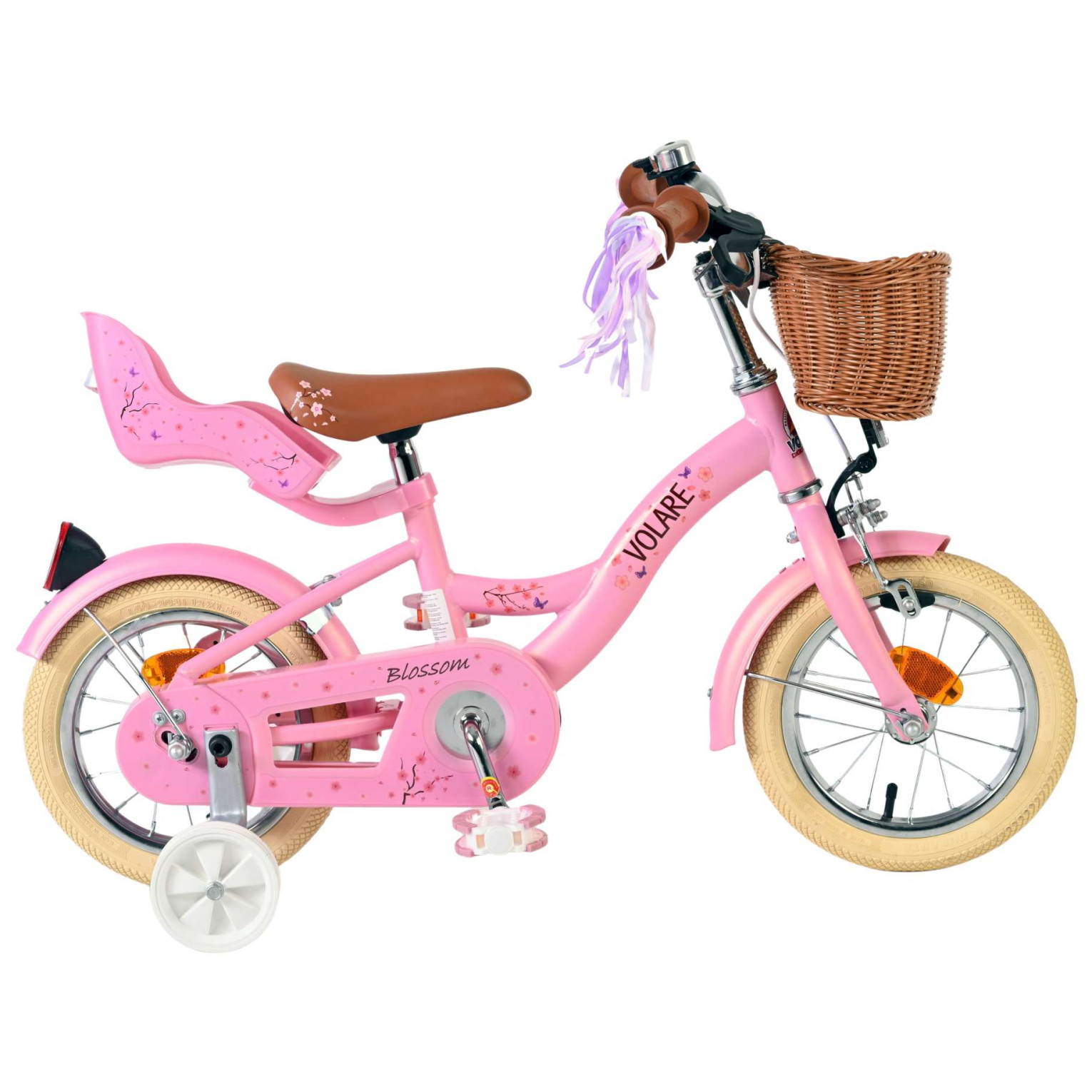 Volare Blossom Fiets - 12 inch - Roze