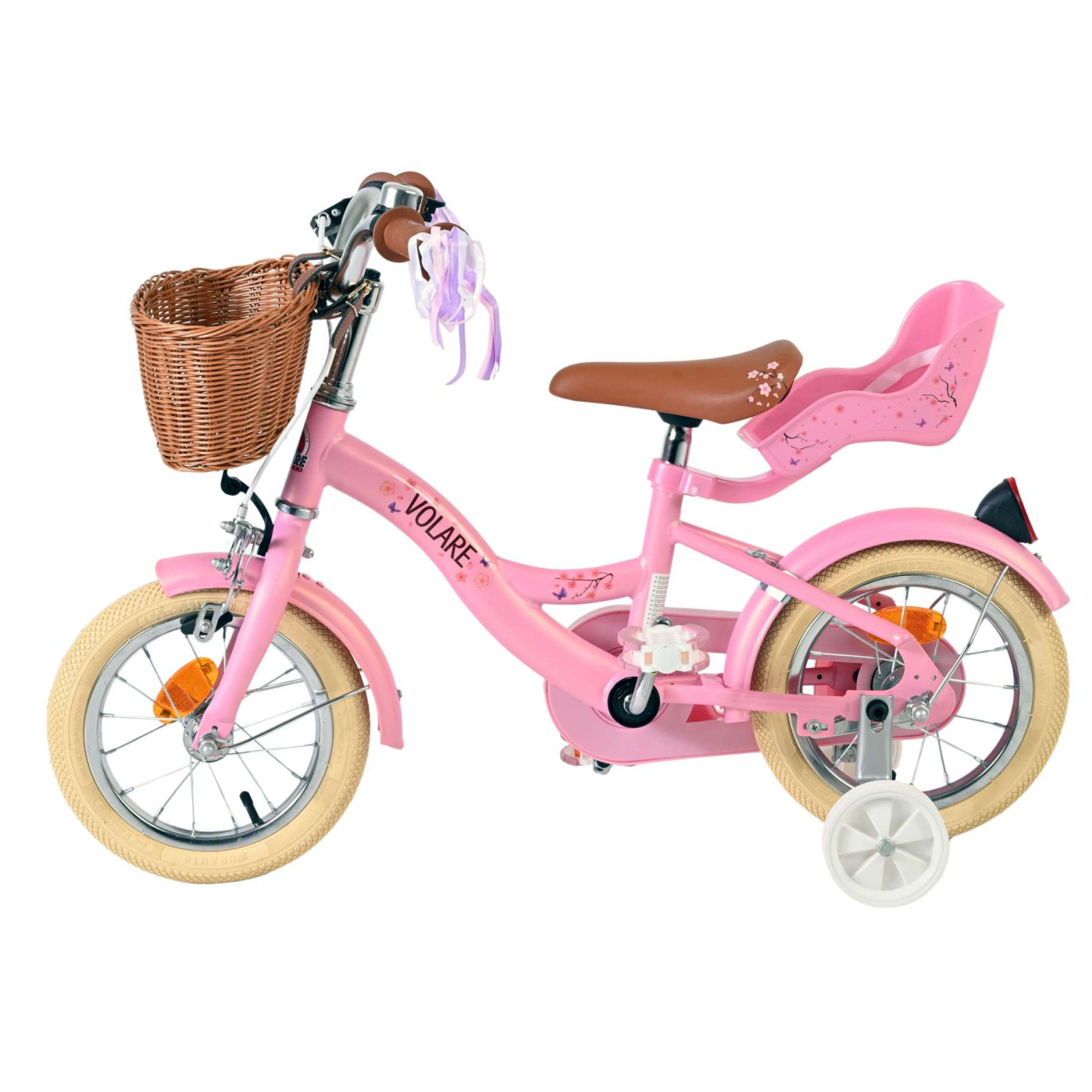 Volare Blossom Fiets - 12 inch - Roze