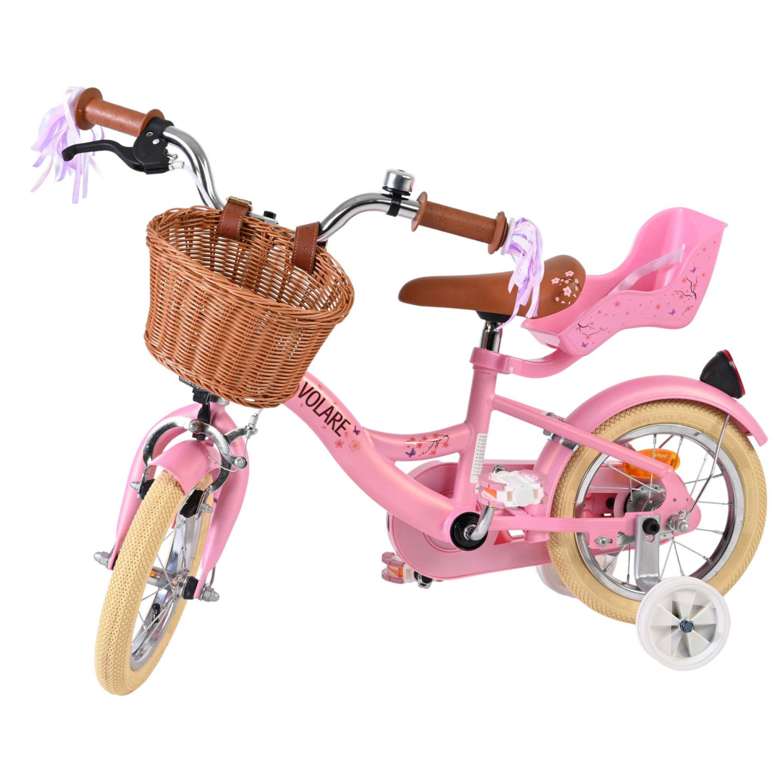 Volare Blossom Fiets - 12 inch - Roze