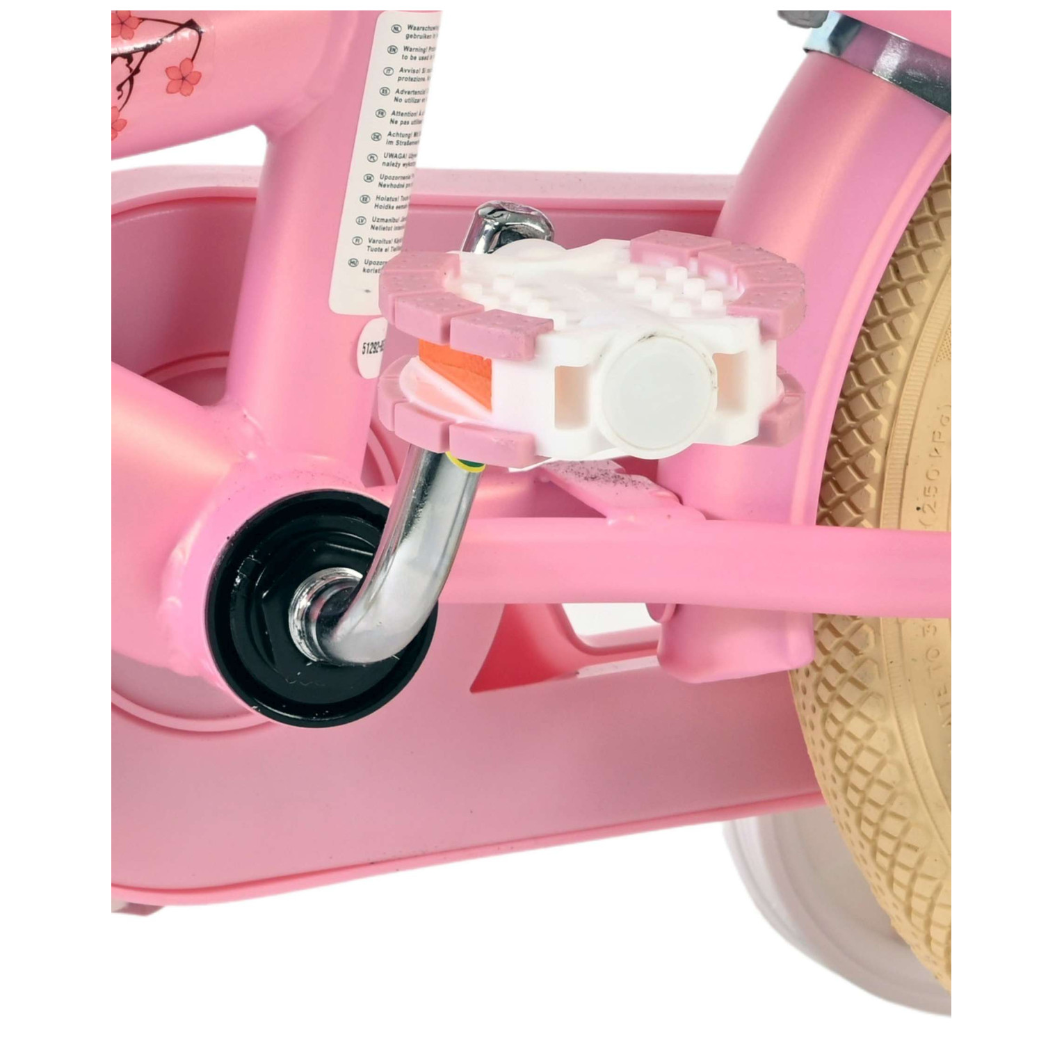 Volare Blossom Fiets - 12 inch - Roze