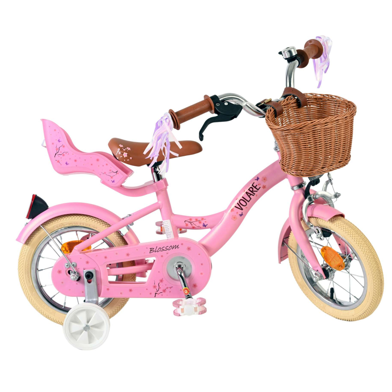 Volare Blossom Fiets - 12 inch - Roze