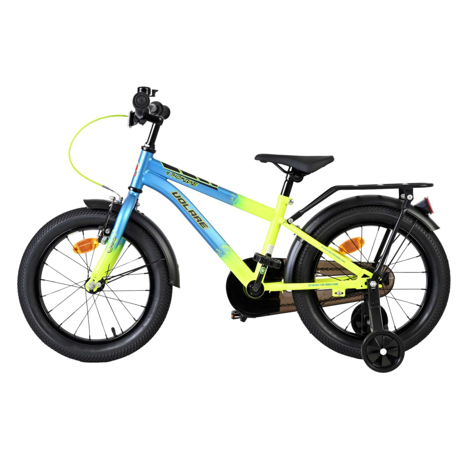 Volare Thombike Fiets - 16 inch - Blauw Geel