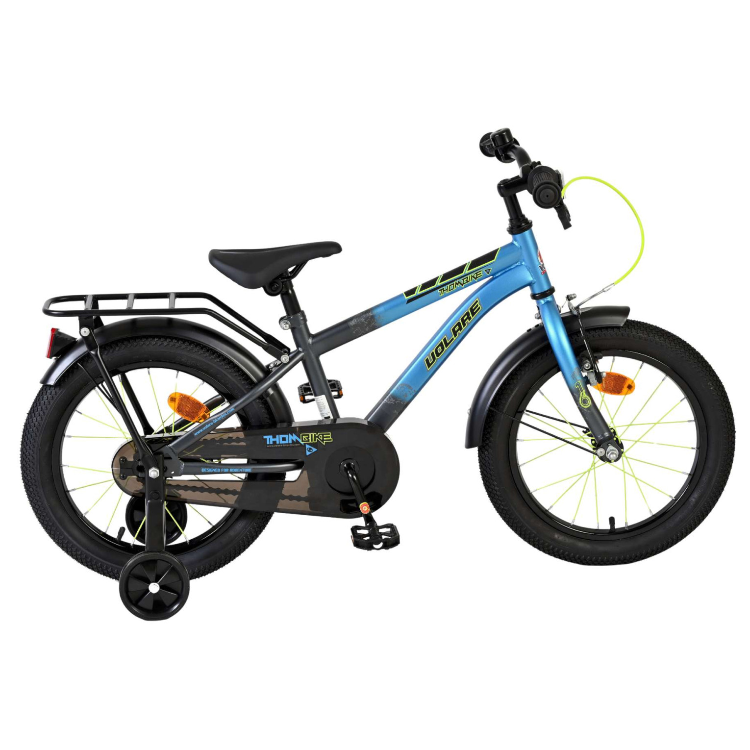 Volare Thombike Fiets - 16 inch - Blauw Grijs