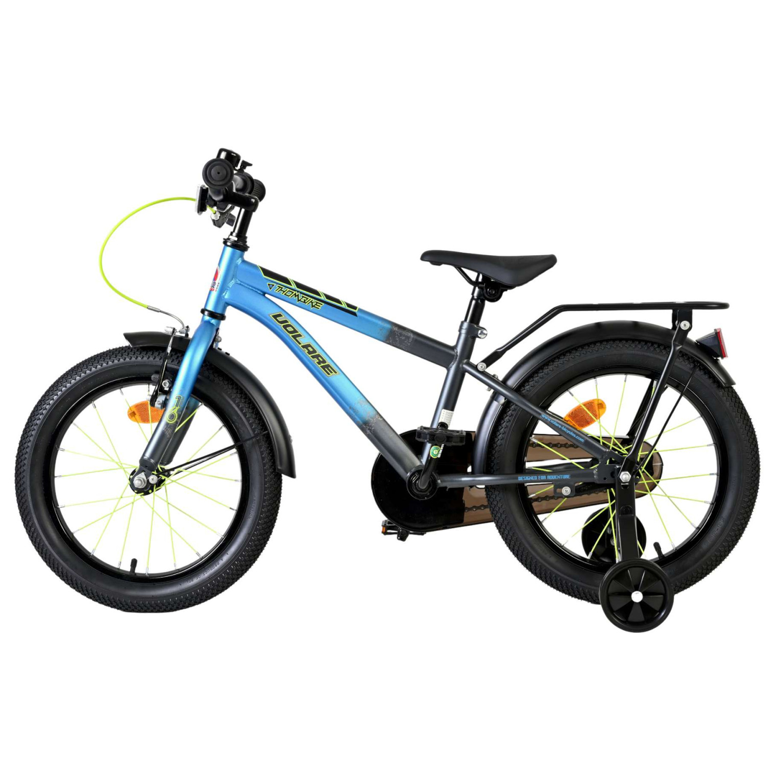 Volare Thombike Fiets - 16 inch - Blauw Grijs