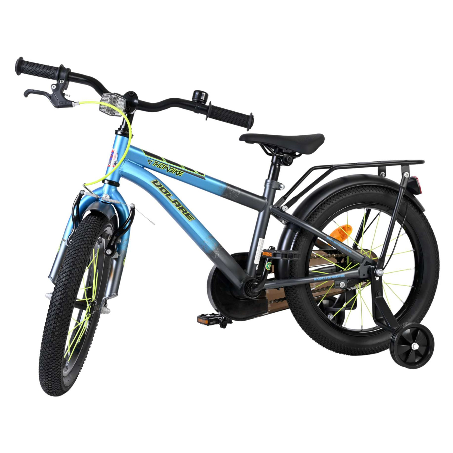 Volare Thombike Fiets - 16 inch - Blauw Grijs