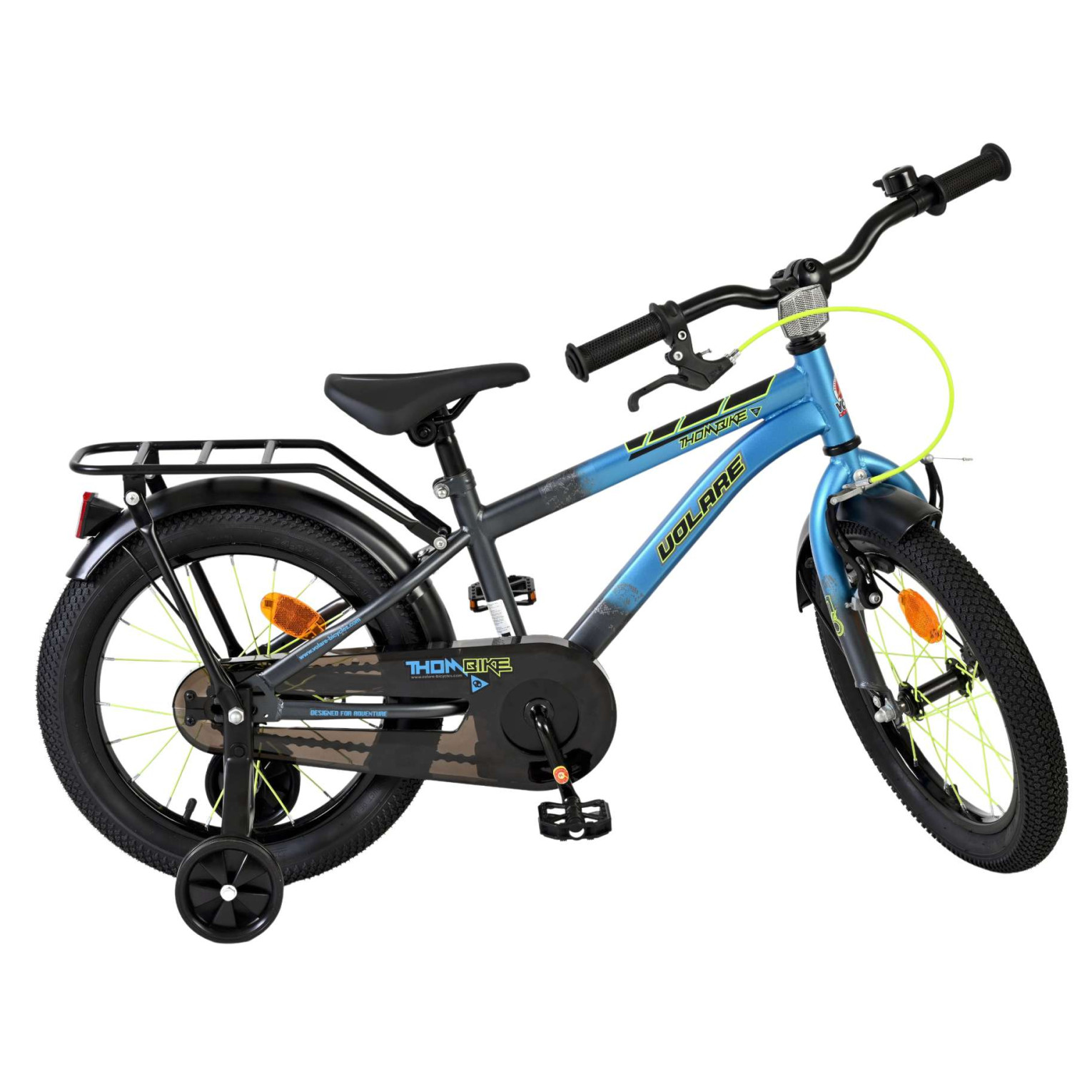 Volare Thombike Fiets - 16 inch - Blauw Grijs