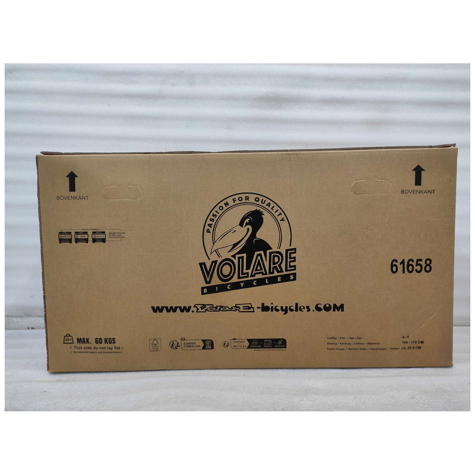 Volare Thombike Fiets - 16 inch - Blauw Grijs