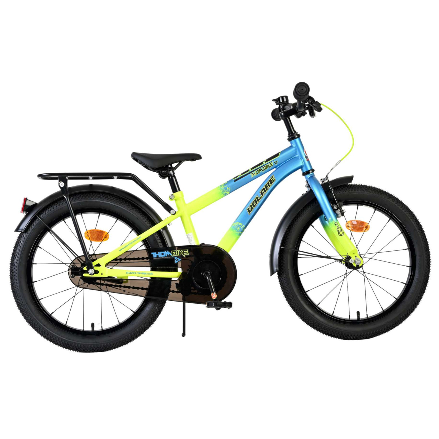 Volare Thombike Fiets - 18 inch - Blauw Geel