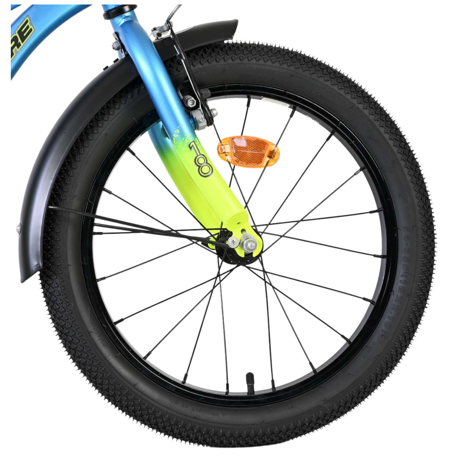 Volare Thombike Fiets - 18 inch - Blauw Geel
