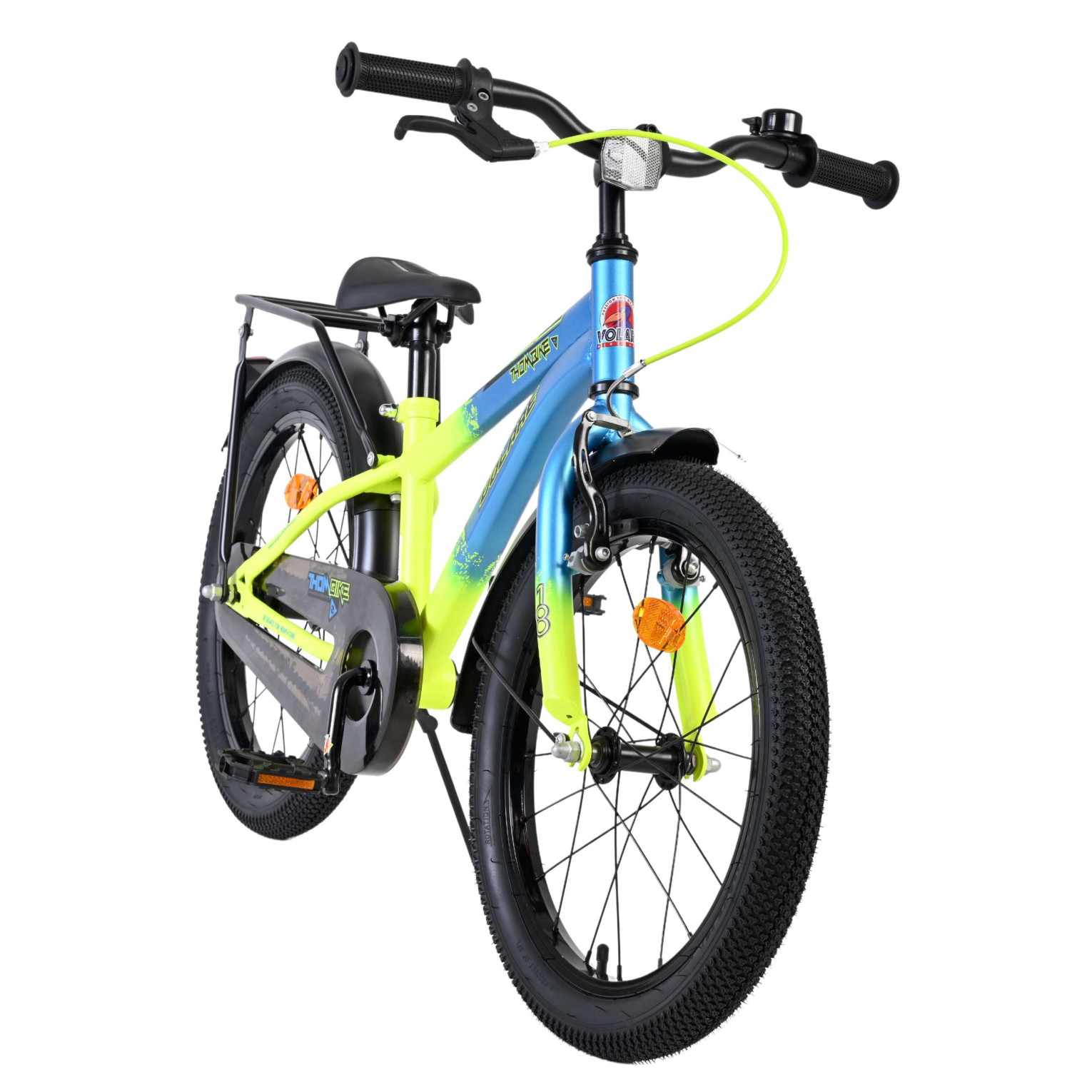 Volare Thombike Fiets - 18 inch - Blauw Geel