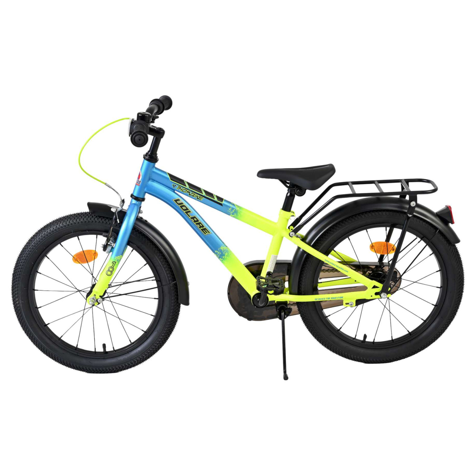 Volare Thombike Fiets - 18 inch - Blauw Geel