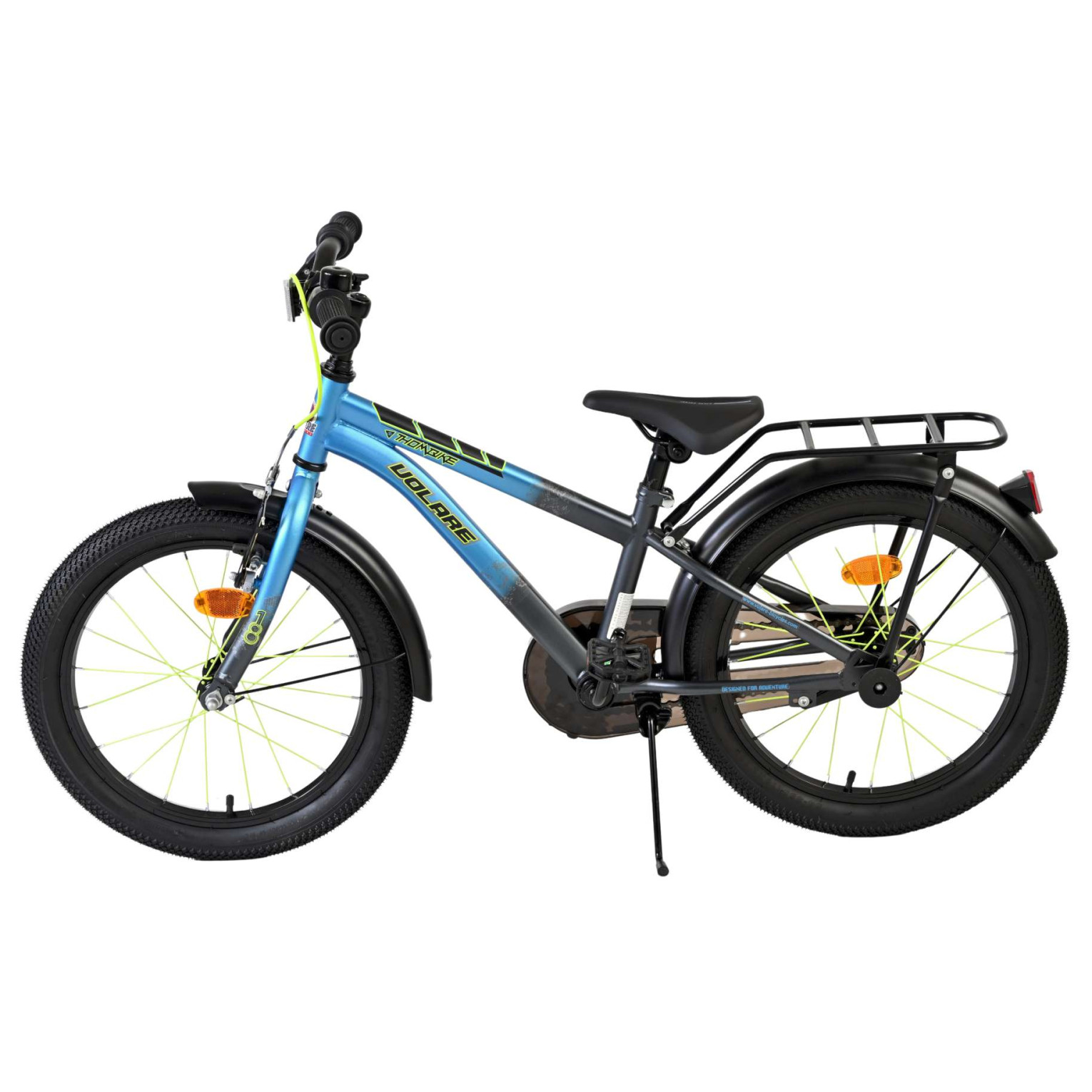Volare Thombike Fiets - 18 inch - Blauw Grijs