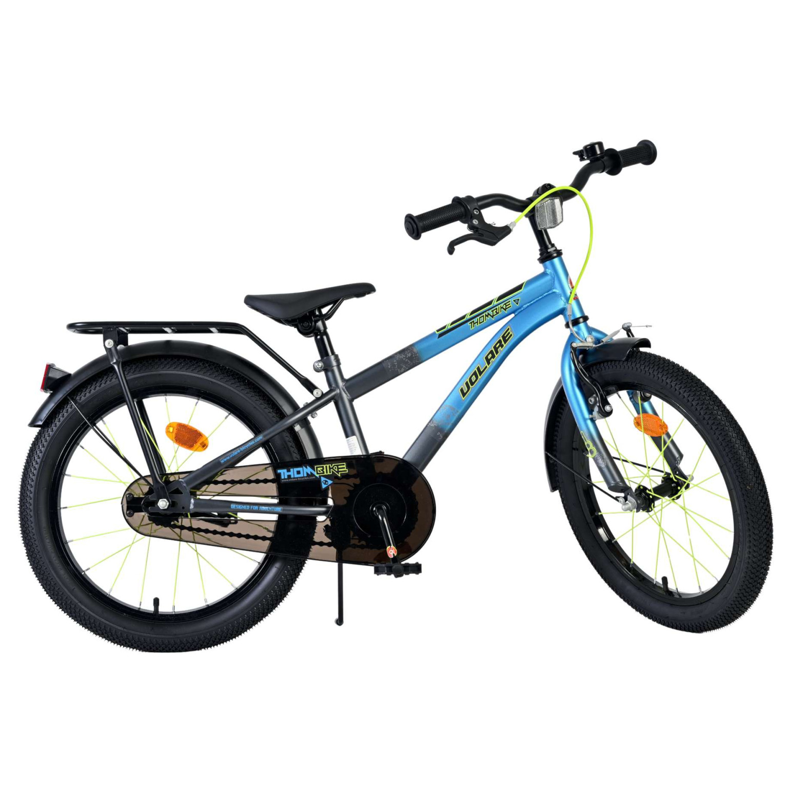 Volare Thombike Fiets - 18 inch - Blauw Grijs