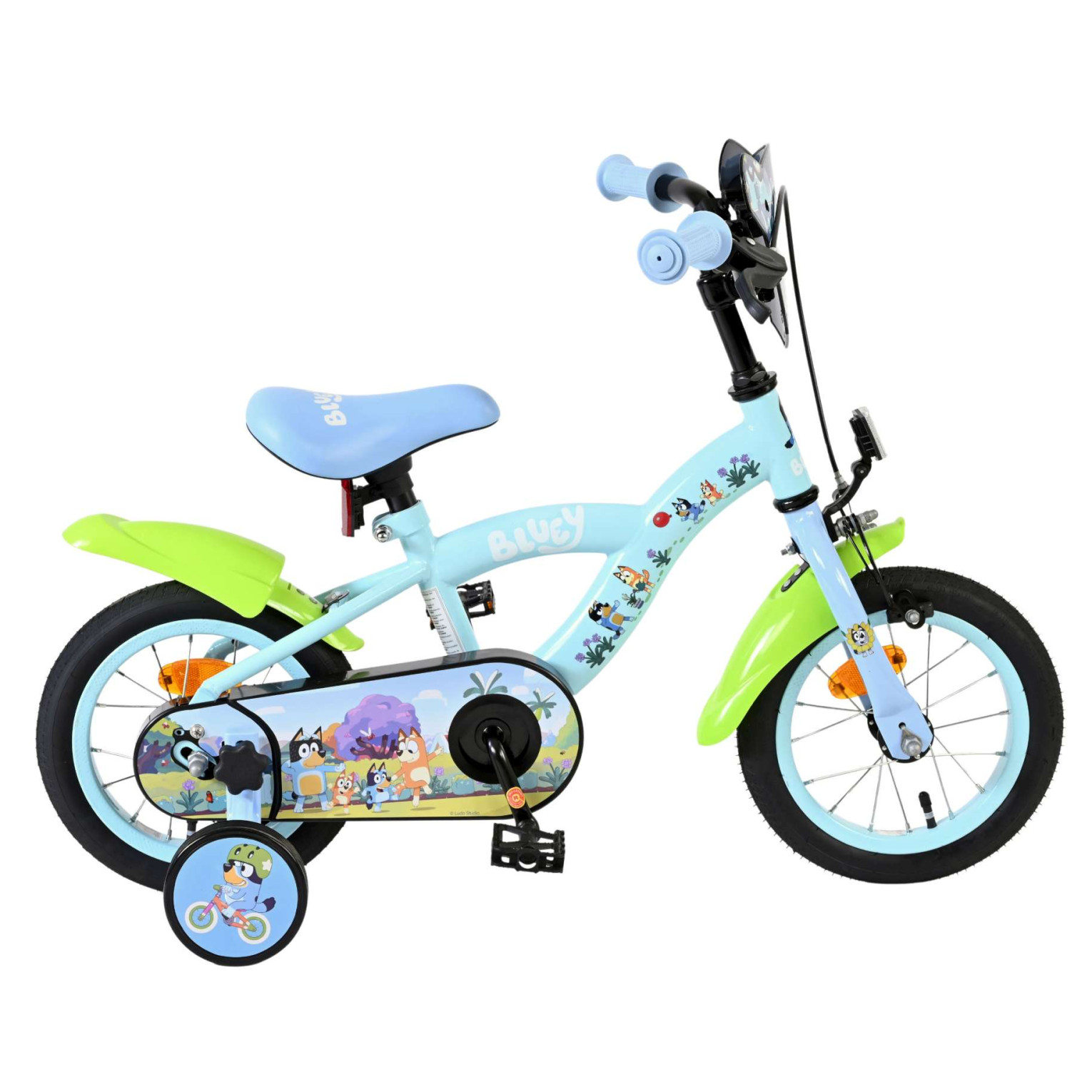 Bluey Fiets - Uni- 12 inch - Blauw