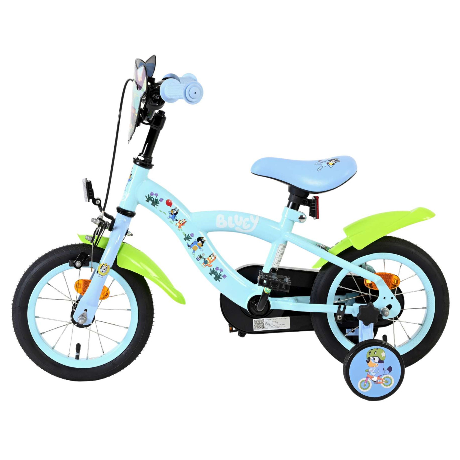 Bluey Fiets - Uni- 12 inch - Blauw