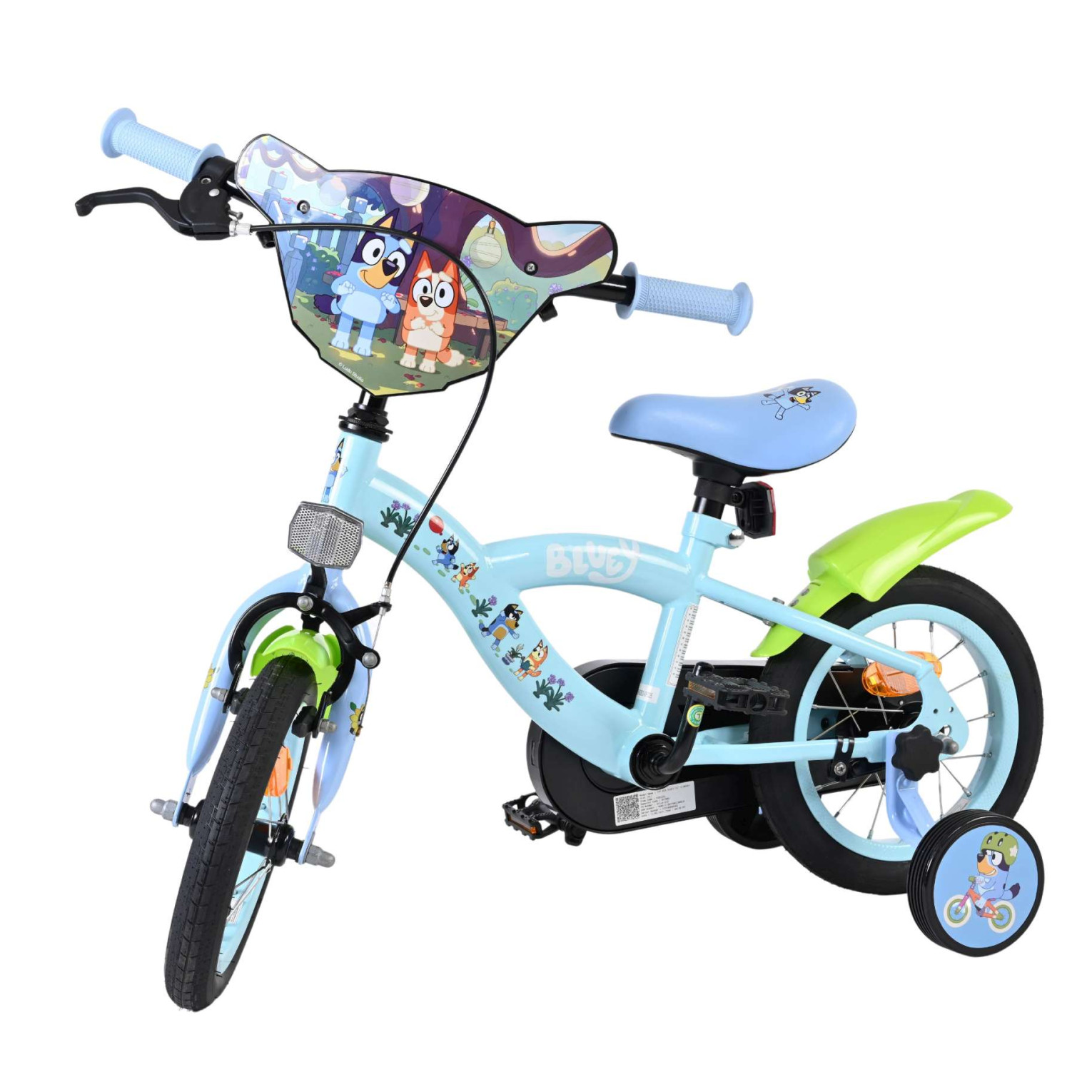 Bluey Fiets - Uni- 12 inch - Blauw