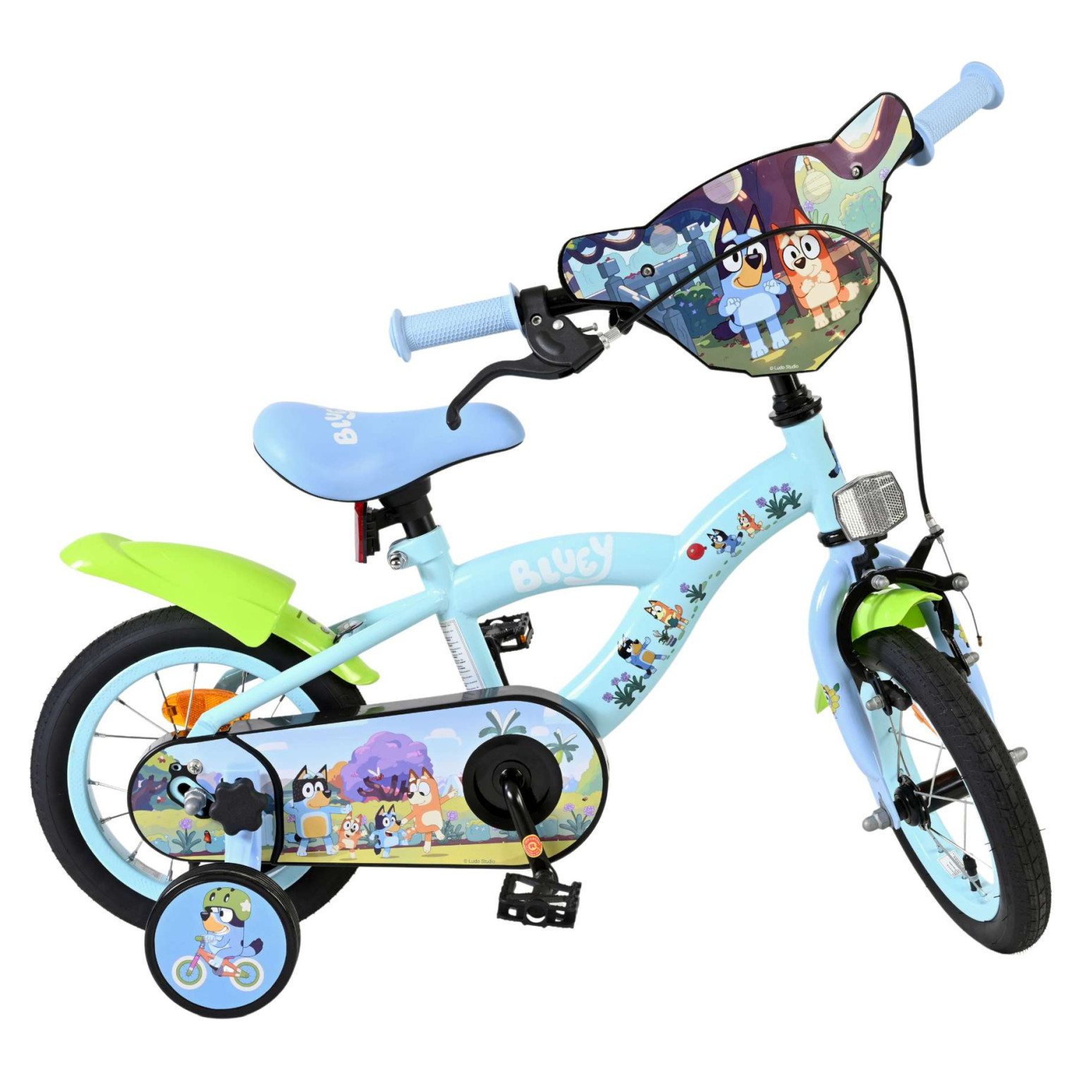 Bluey Fiets - Uni- 12 inch - Blauw