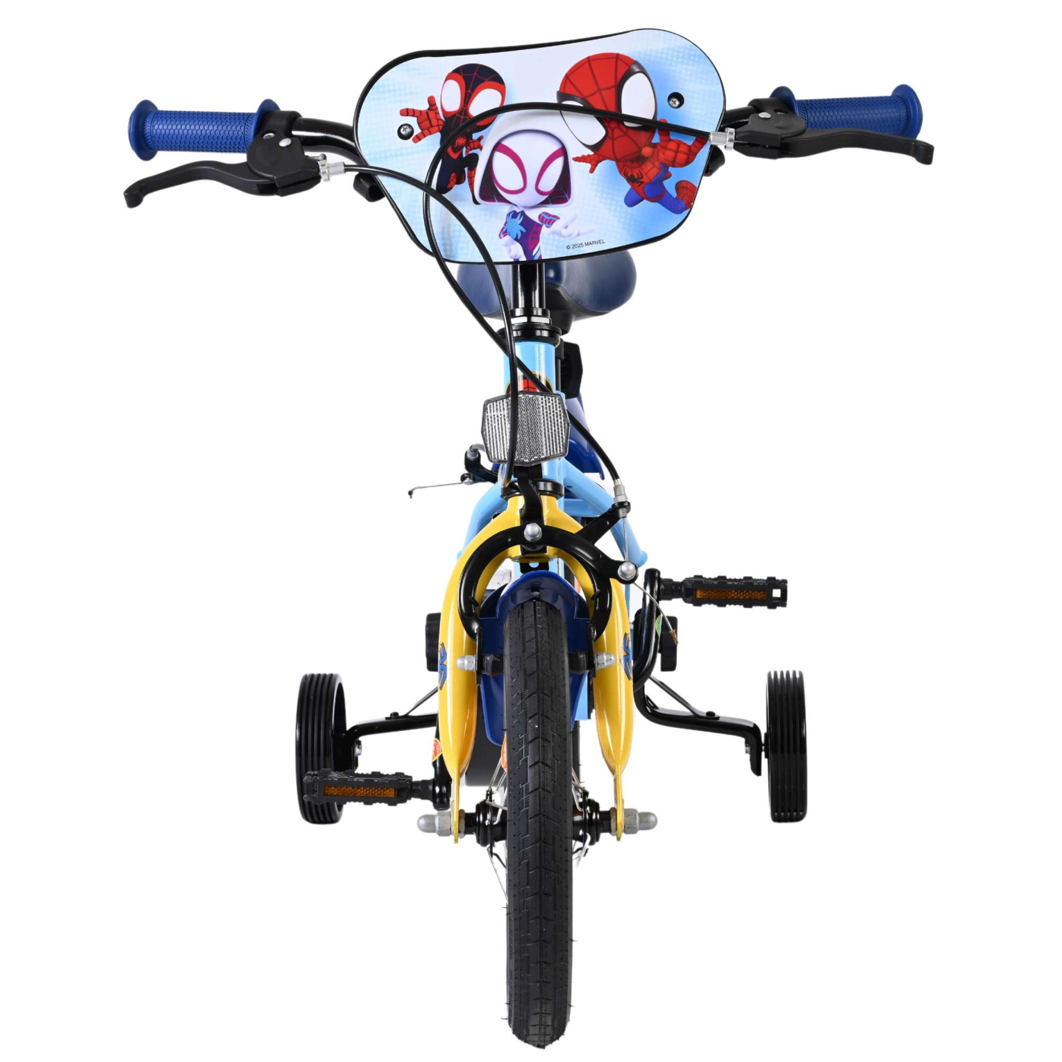 Spidey Fiets - 12 inch - Blauw - Twee handremmen