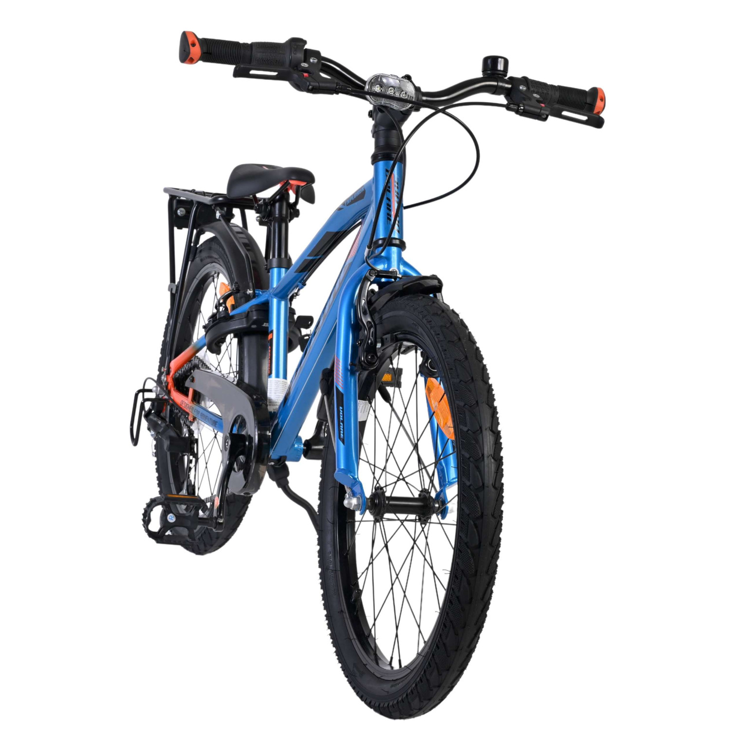 Volare Explorer Fiets - 20 inch - 7 Speed - Blauw/Oranje
